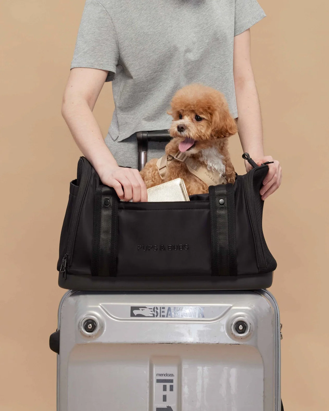 Welcome Aboard Travel Carrier in Black - Image 6