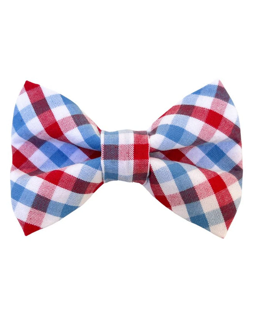 Take a Bow Red White + Blue Gingham Bow Tie