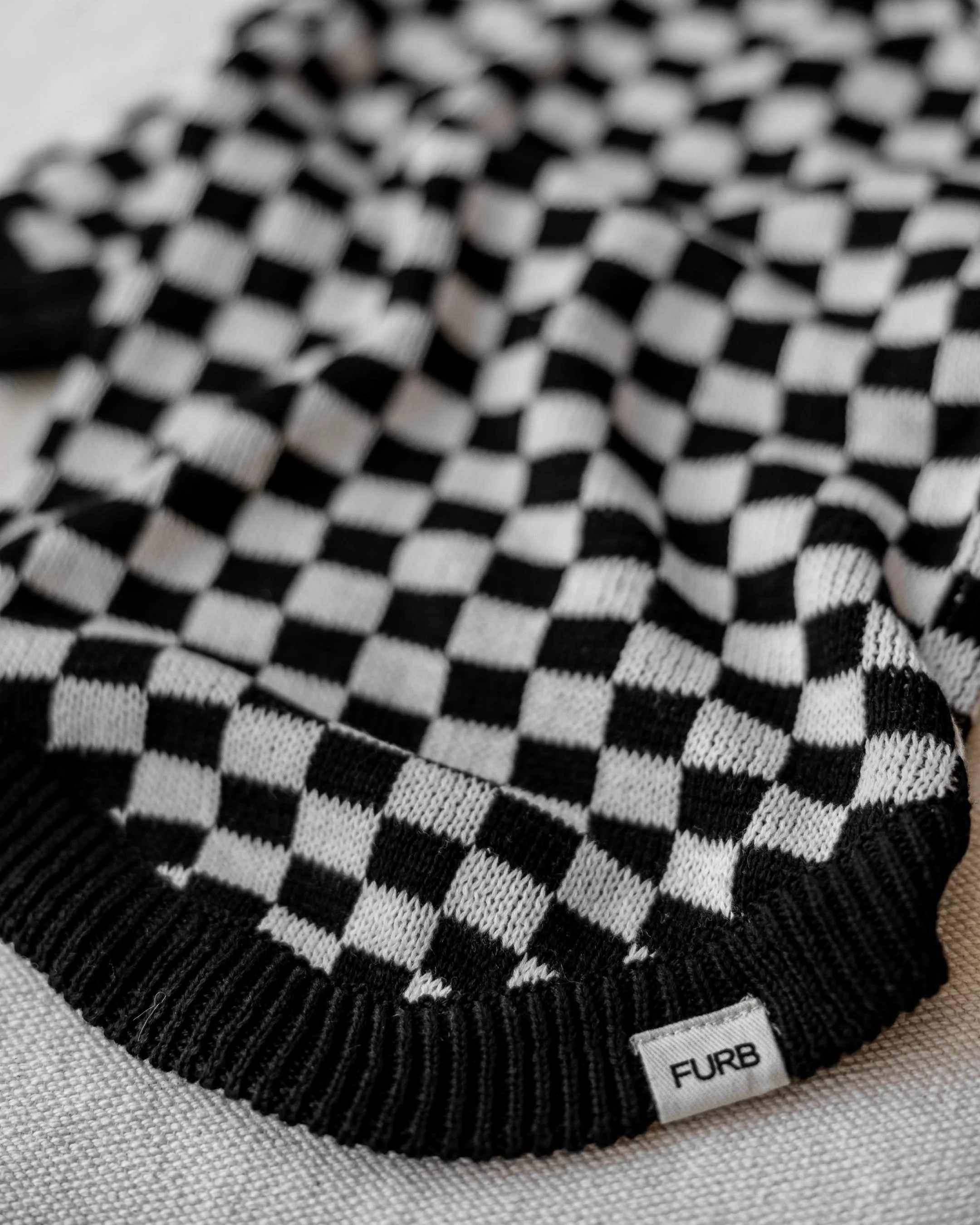 Arlo Black Check Dog Sweater - Image 3