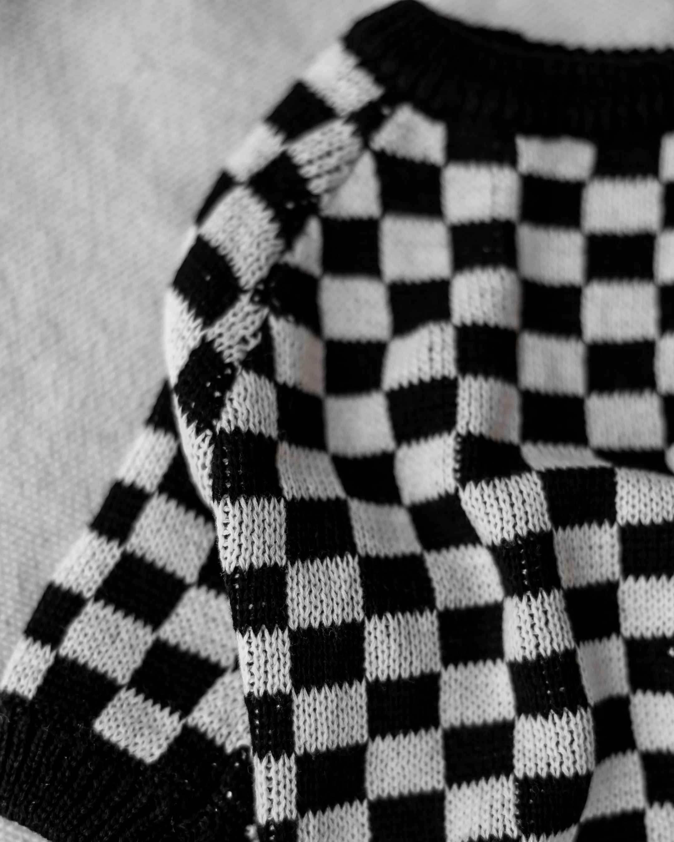 Arlo Black Check Dog Sweater - Image 7