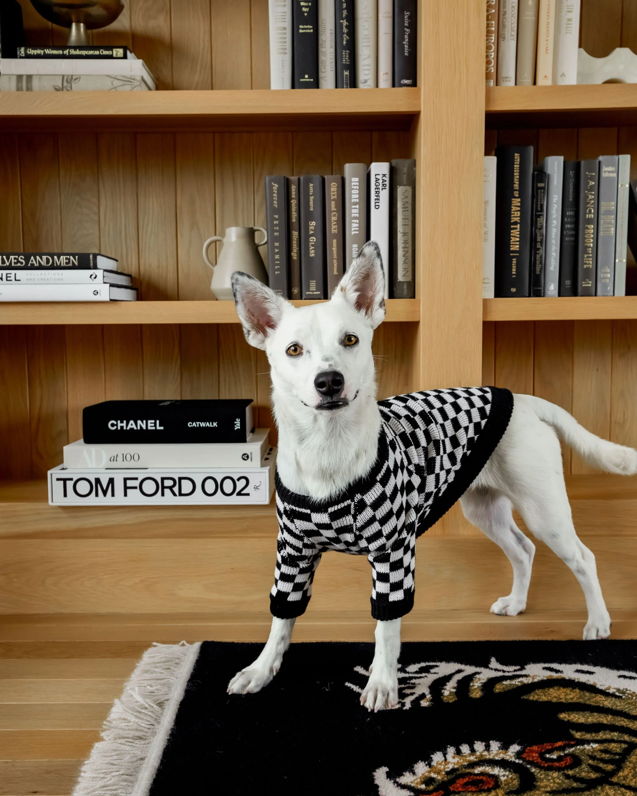 Arlo Black Check Dog Sweater - Image 8