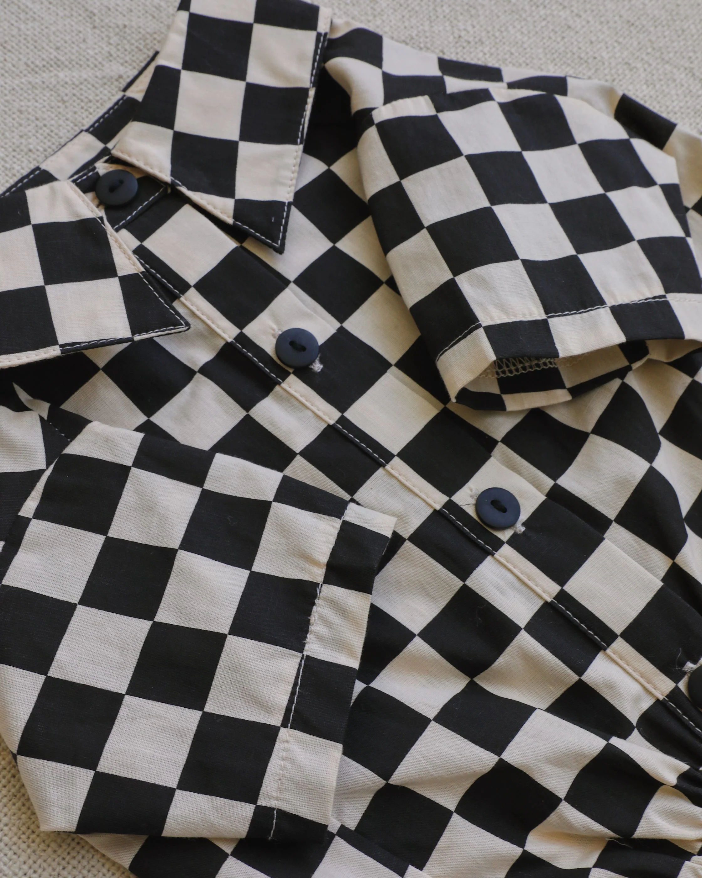Ryder Black Check Dog Shirt - Image 8