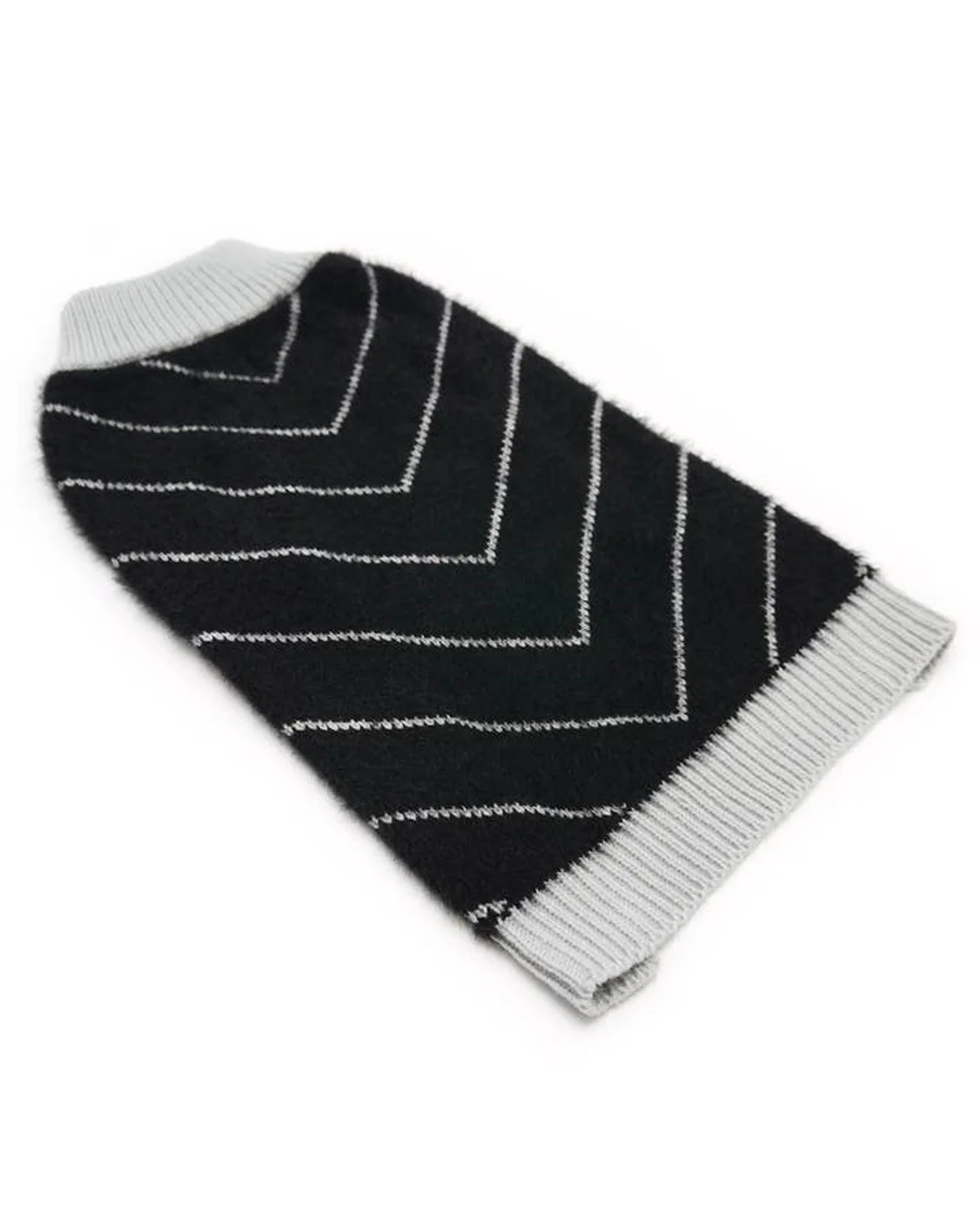 Mojo Black Mohair Dog Sweater - Image 4