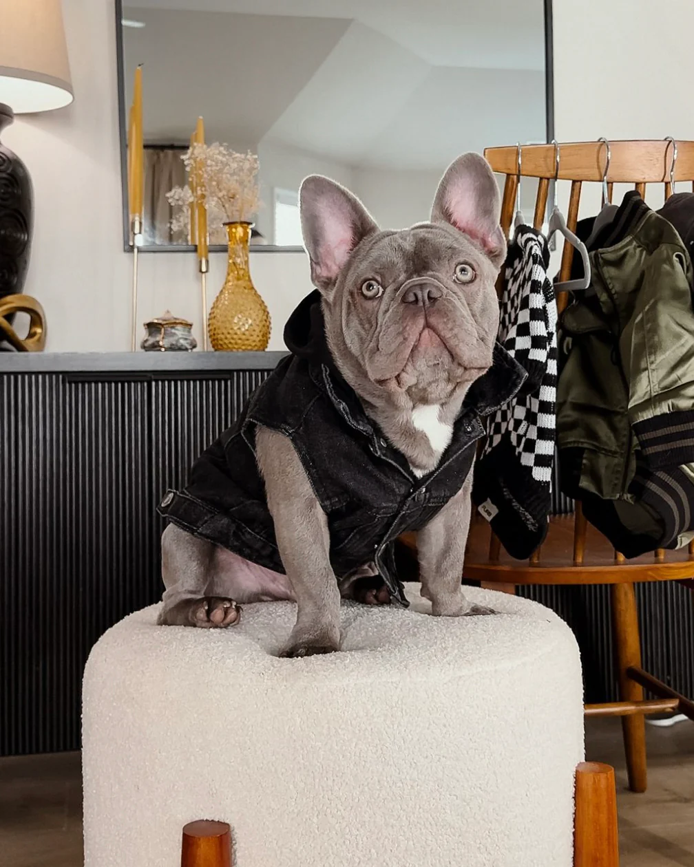 Mack Black Denim Hooded Vest - Image 9