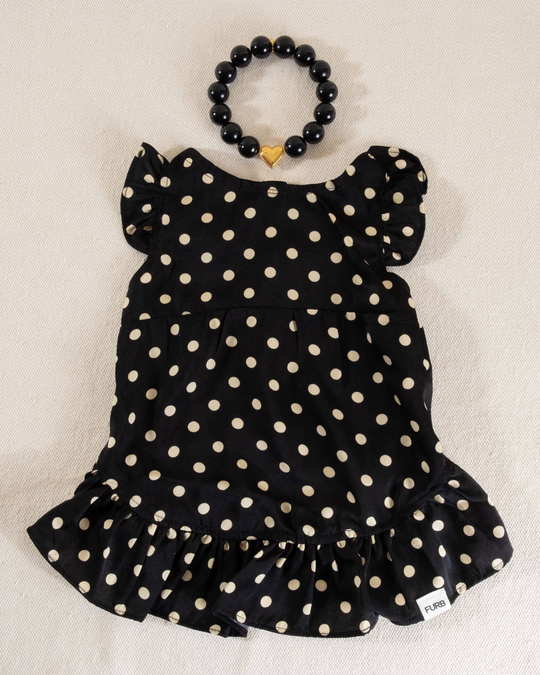 Gigi Black + Ivory Polka Dot Dress - Image 12