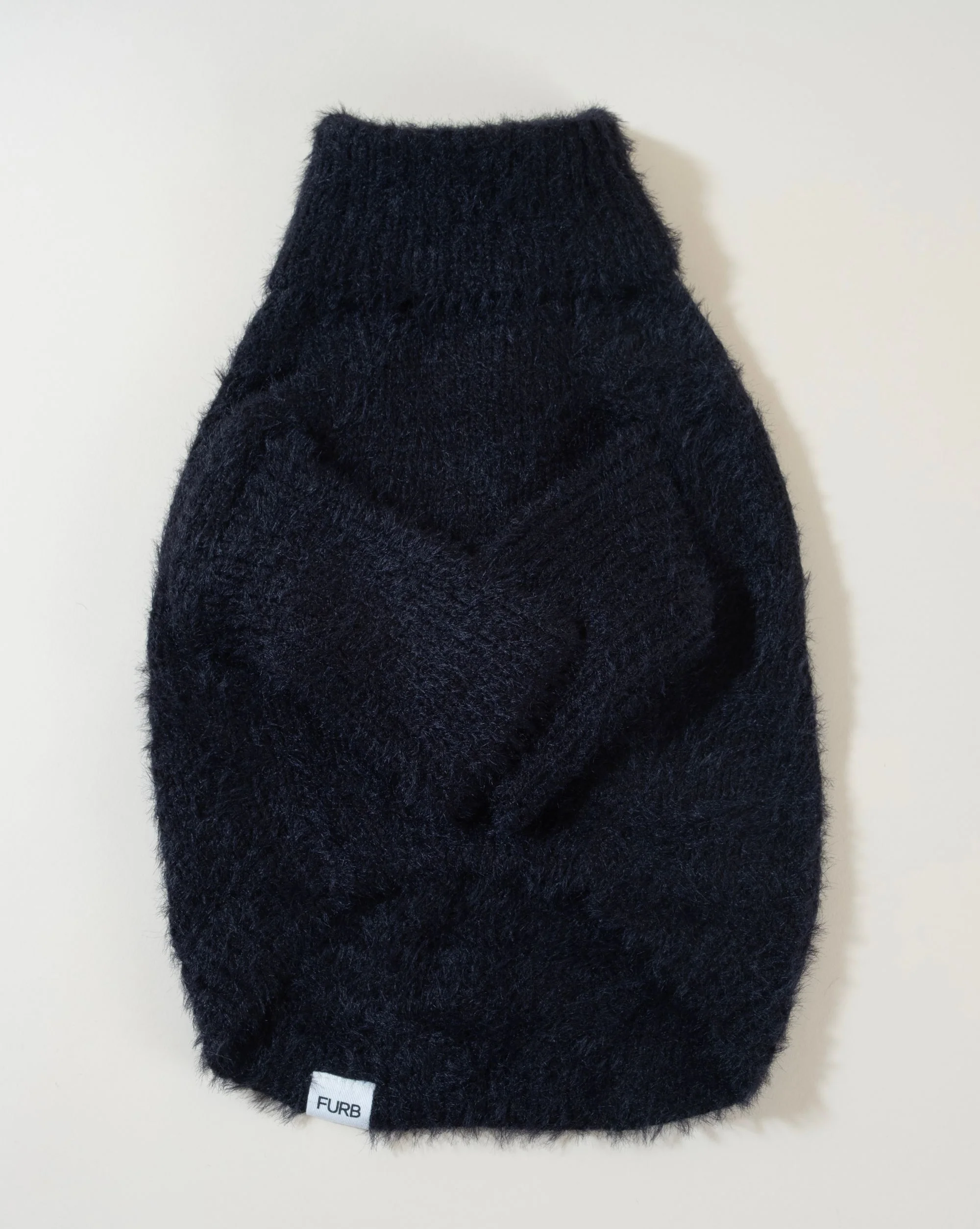 Bobbi Black Eyelash Knit Dog Sweater - Image 2