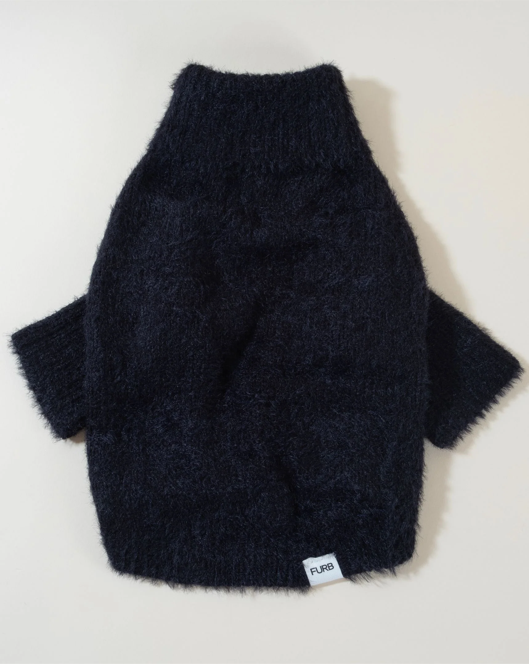 Bobbi Black Eyelash Knit Dog Sweater - Image 3