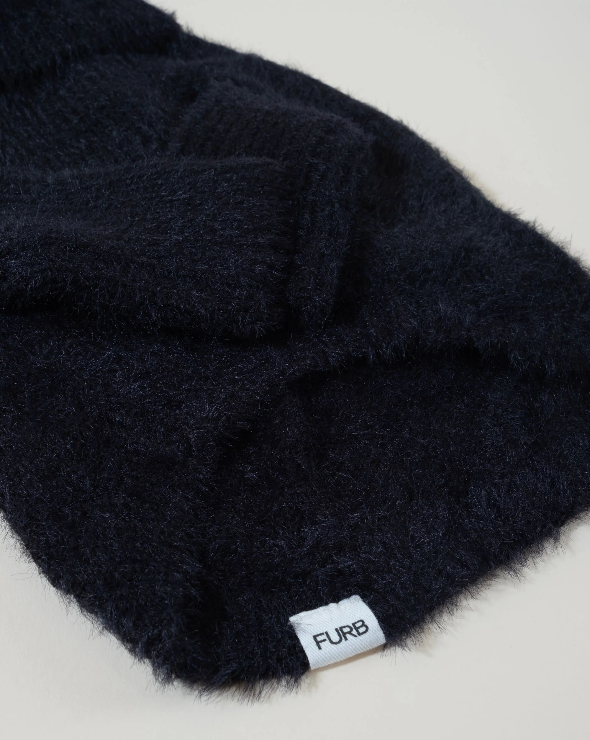 Bobbi Black Eyelash Knit Dog Sweater - Image 4