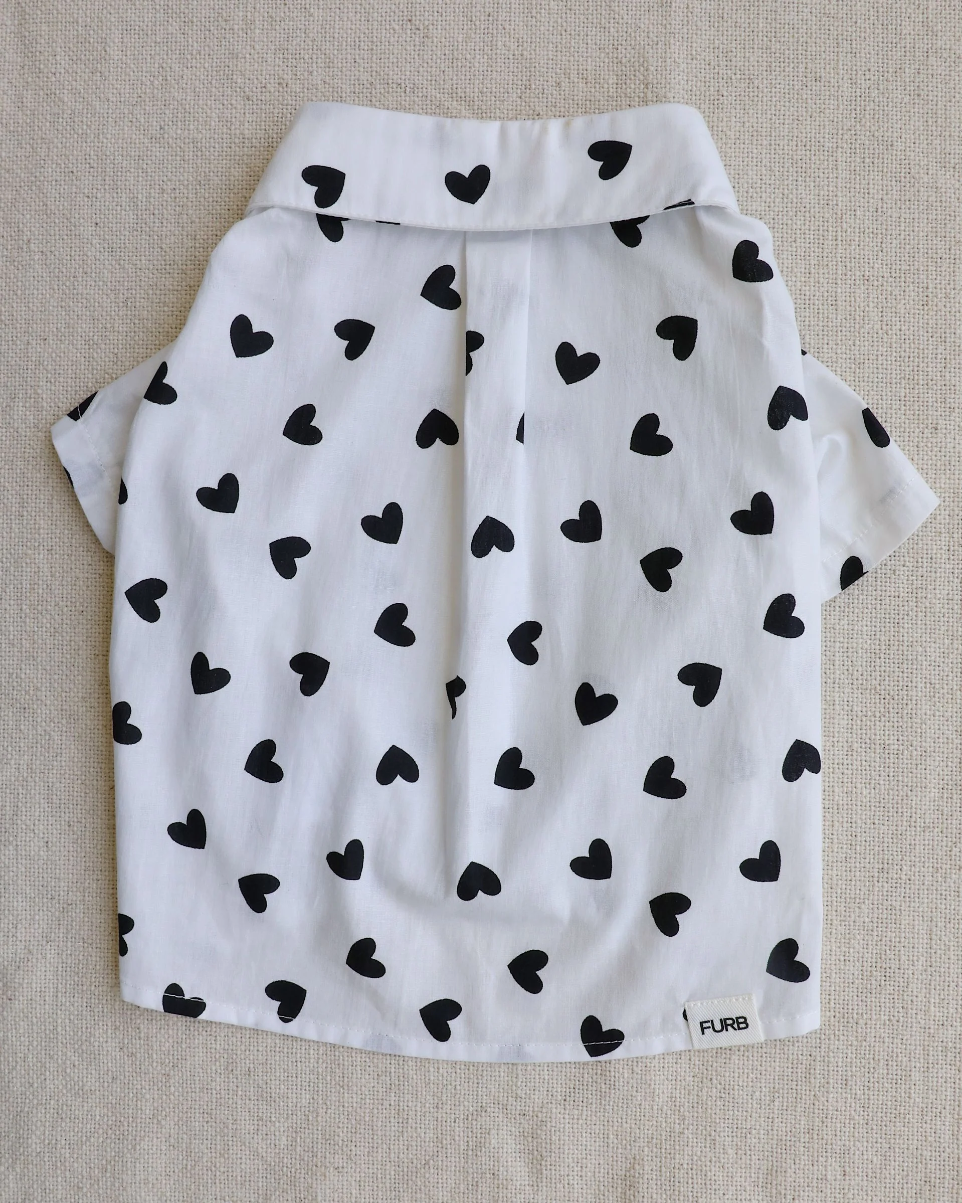 Puppy Love Heart Print Dog Shirt - Image 4