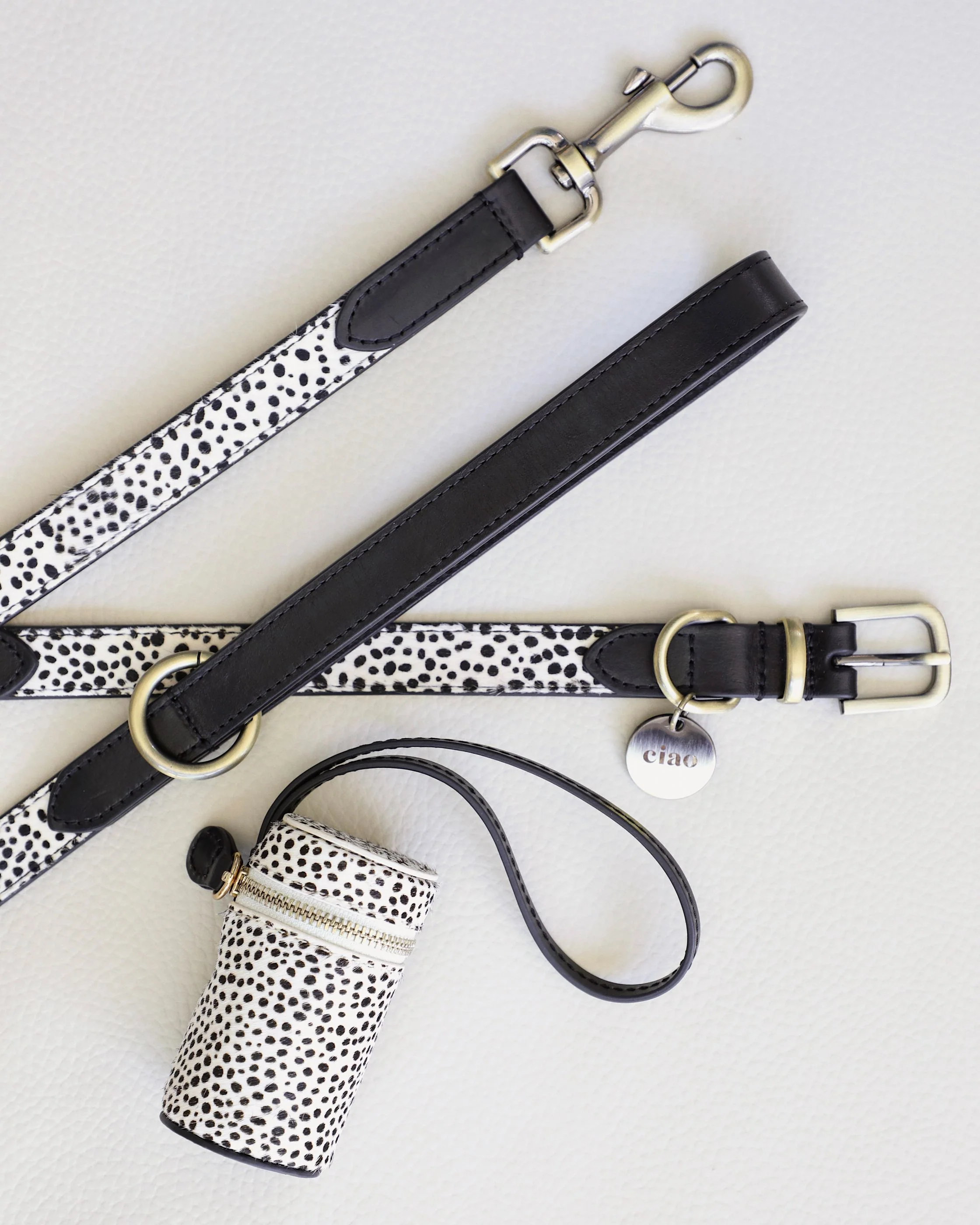 Wylde Black Spotted Poop Bag Holder - Image 3