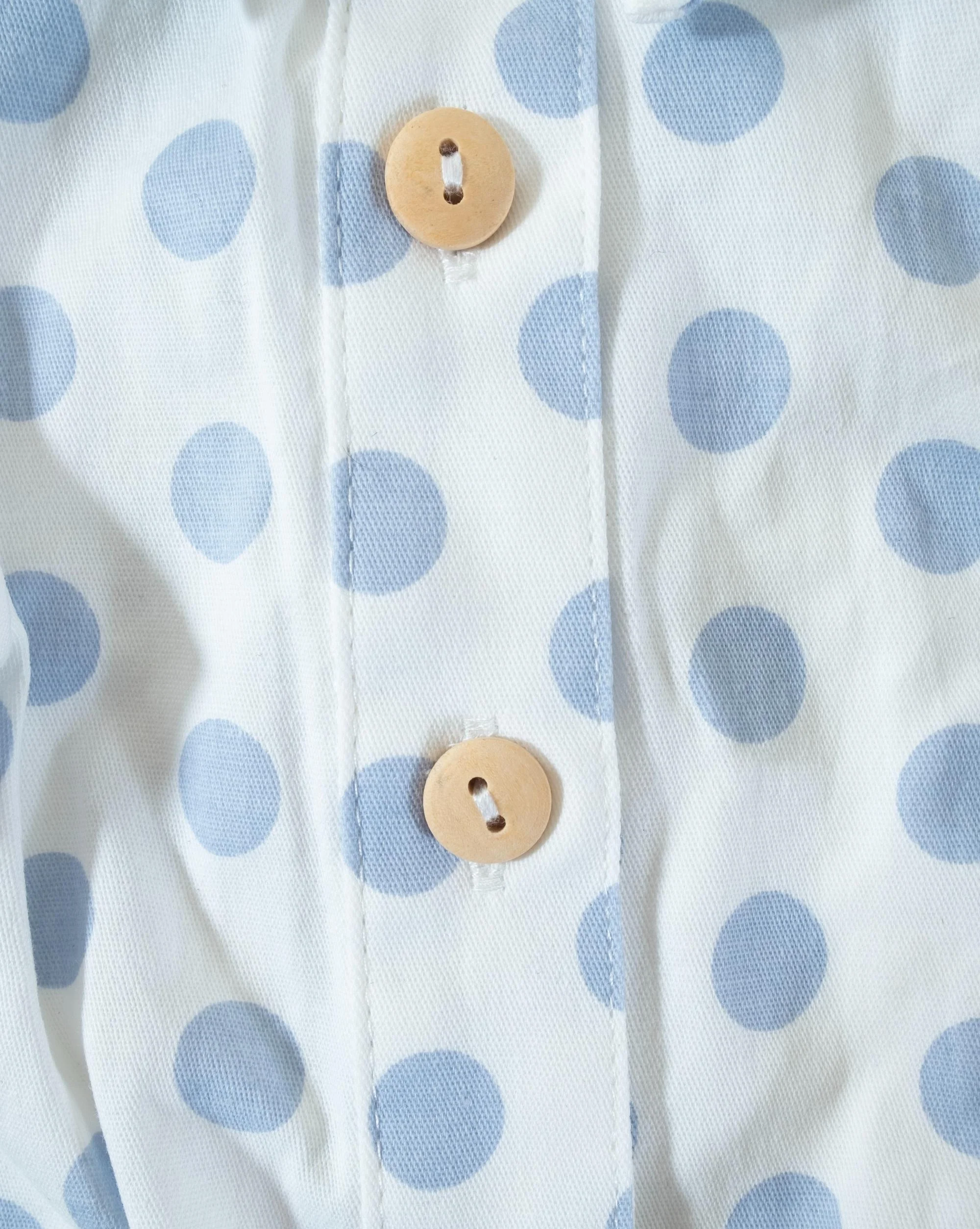 Cleo Baby Blue Polka Dot Dog Shirt - Image 7
