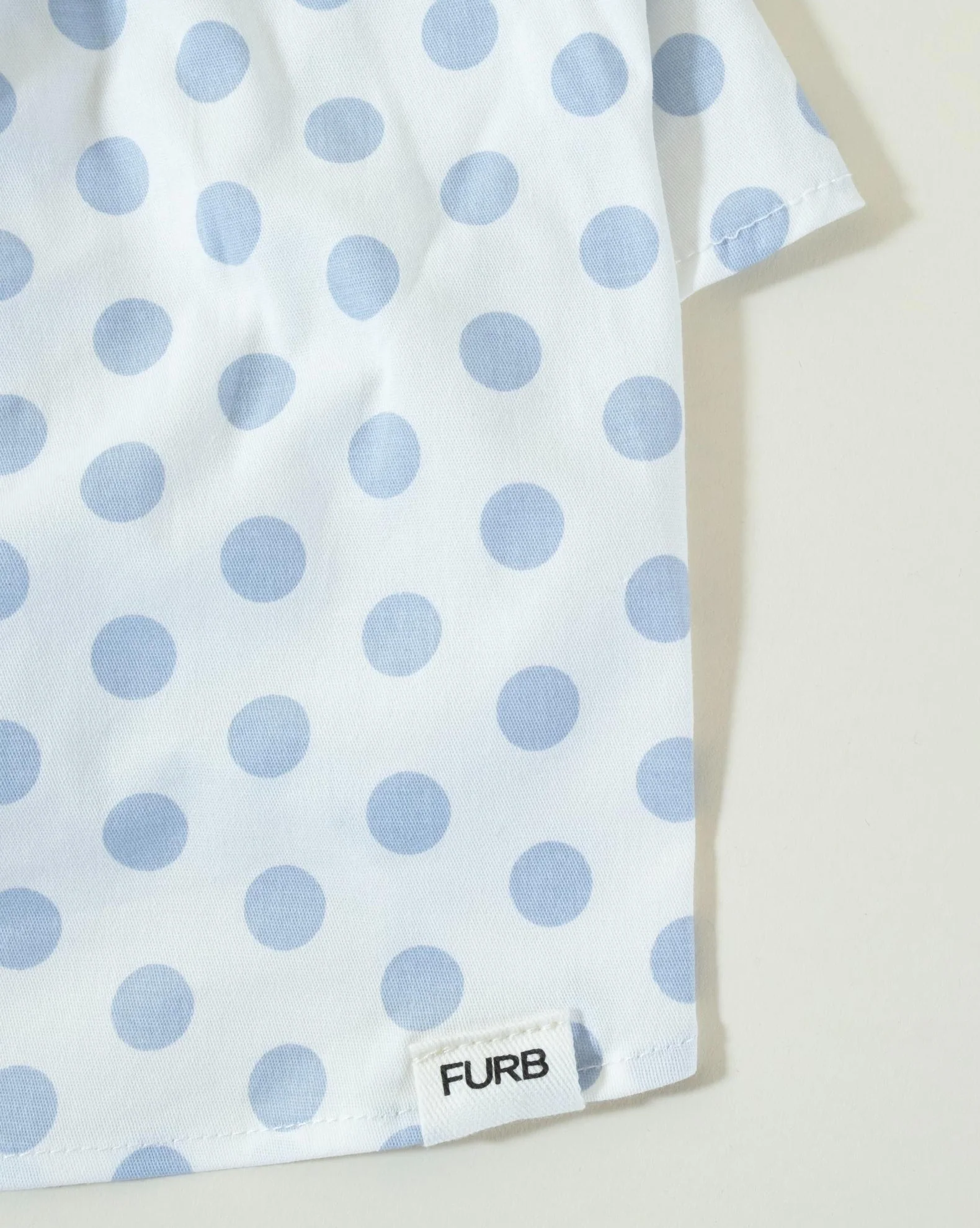 Cleo Baby Blue Polka Dot Dog Shirt - Image 8