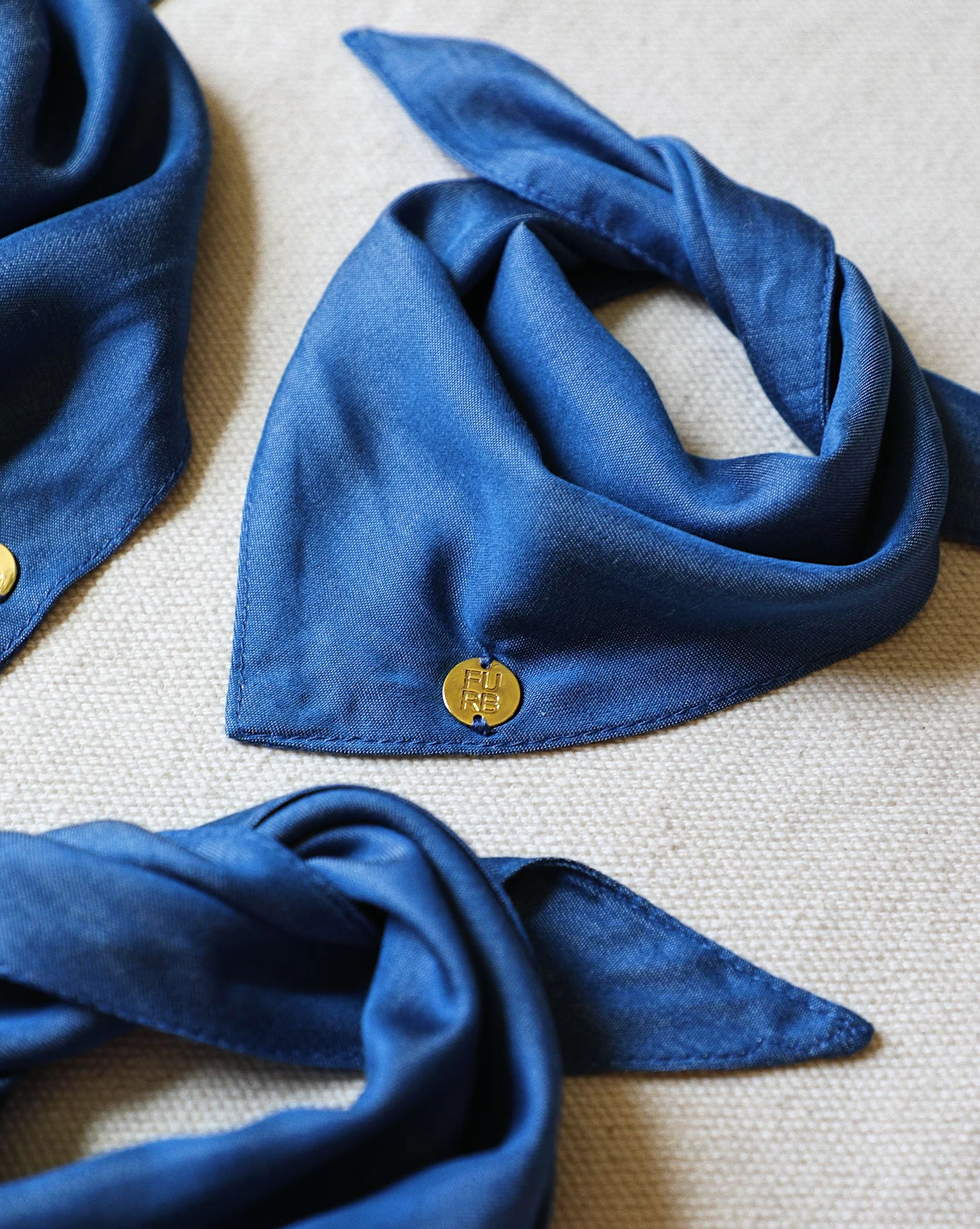Only the Best Bandana in Blue Denim - Image 3