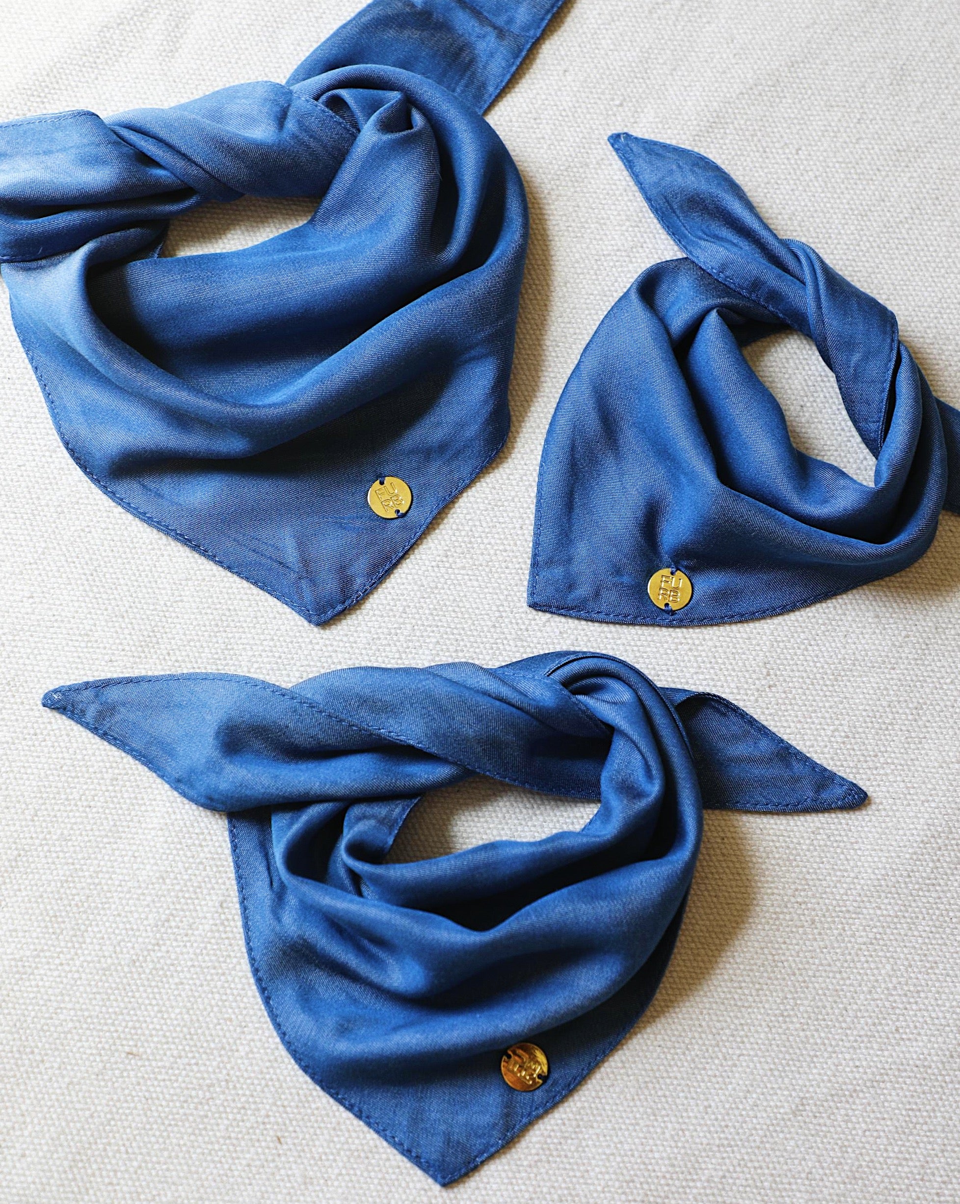 Only the Best Bandana in Blue Denim - Image 4