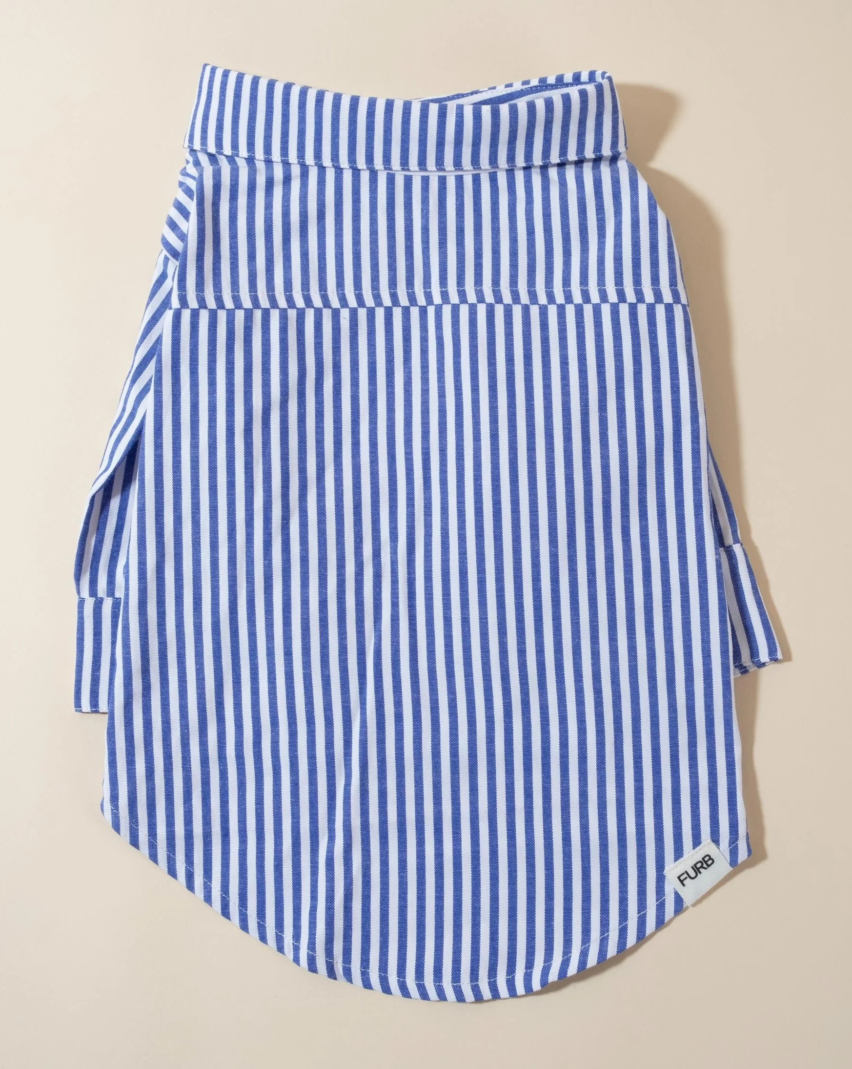 Nantucket Blue + White Striped Button Up - Image 3