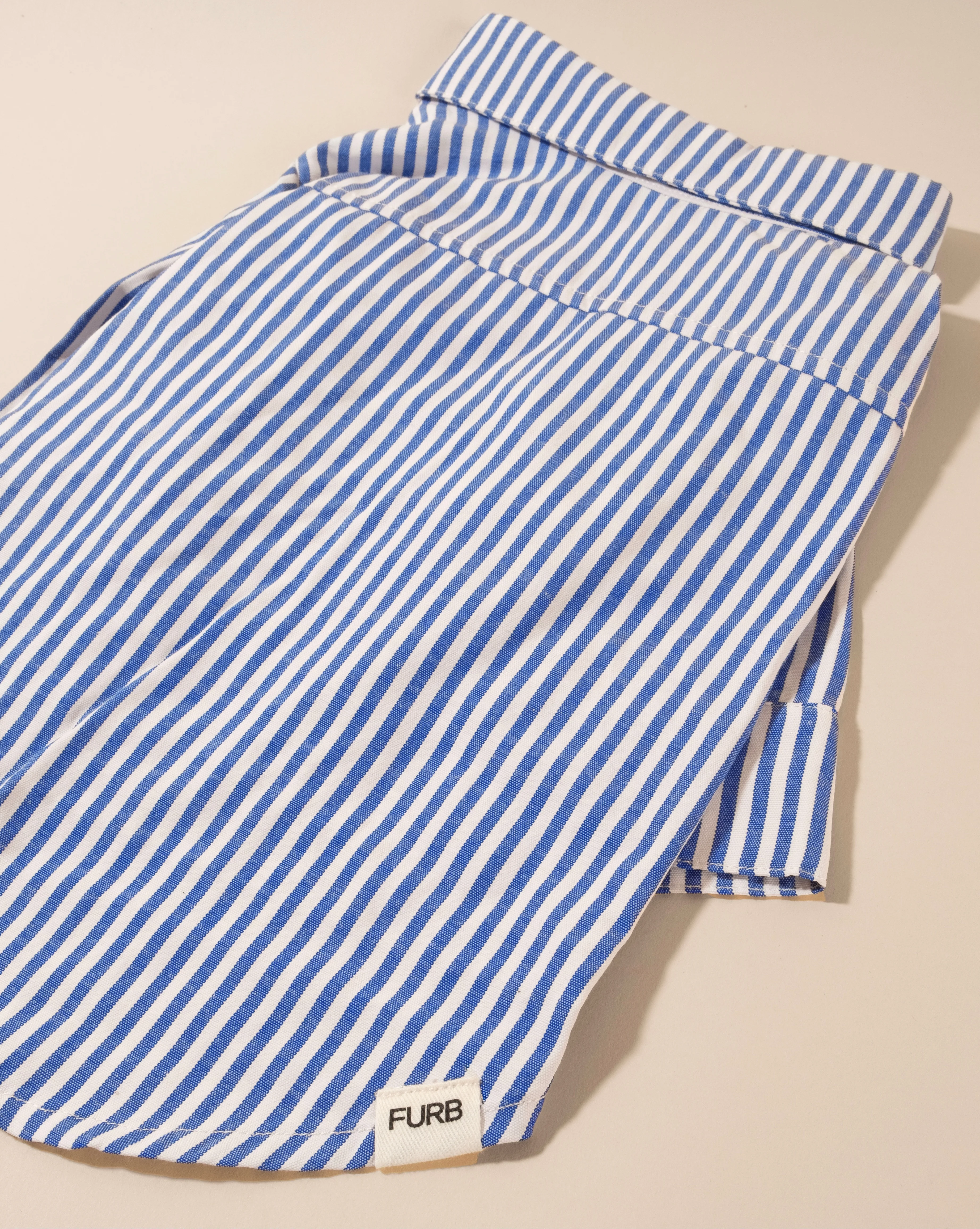Nantucket Blue + White Striped Button Up - Image 5