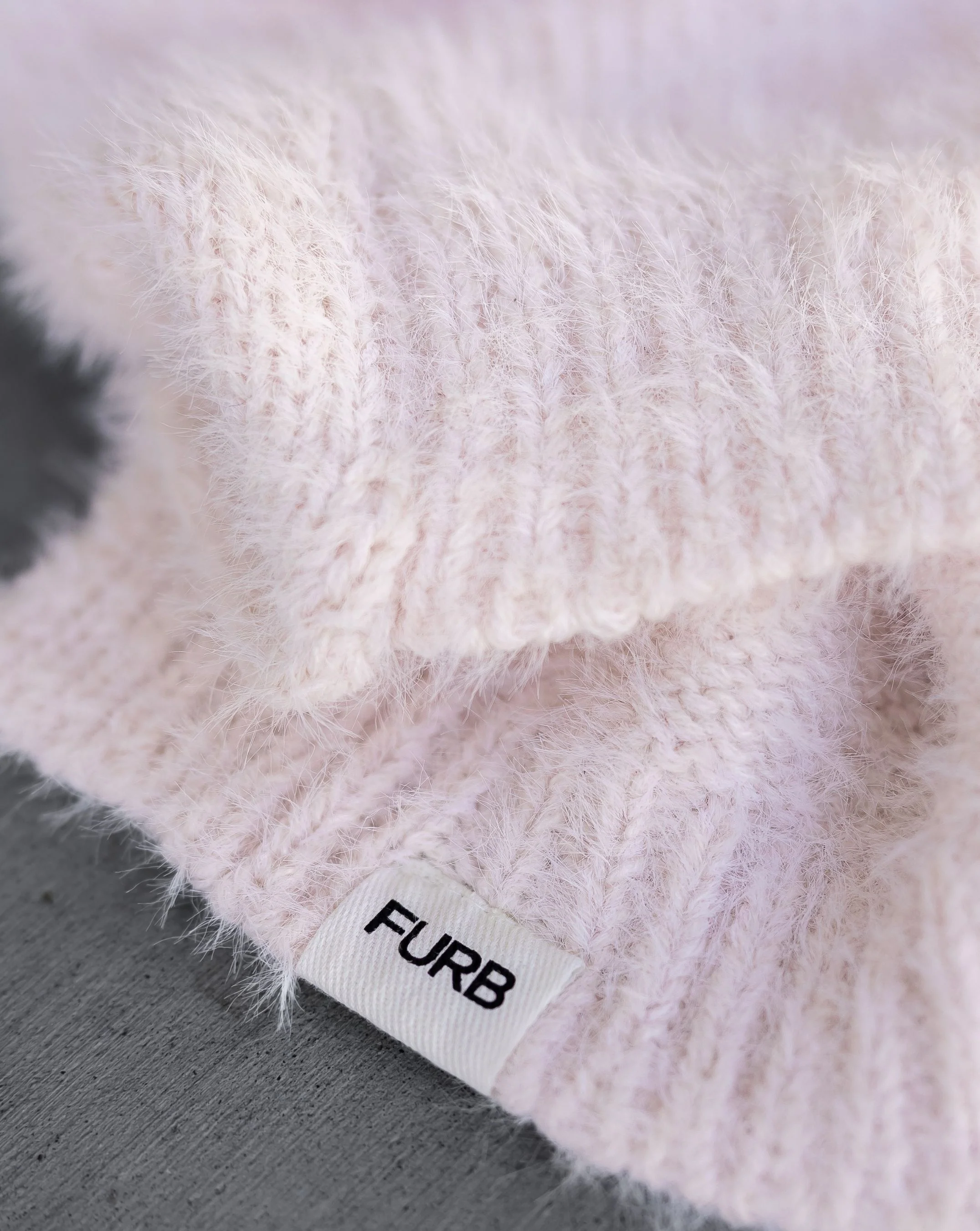 Bobbi Blush Eyelash Knit Dog Sweater - Image 4