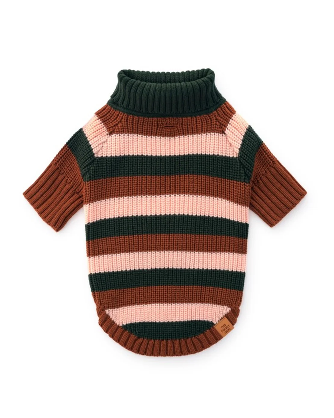 Evening Stroll Bold Stripe Dog Sweater - Image 2