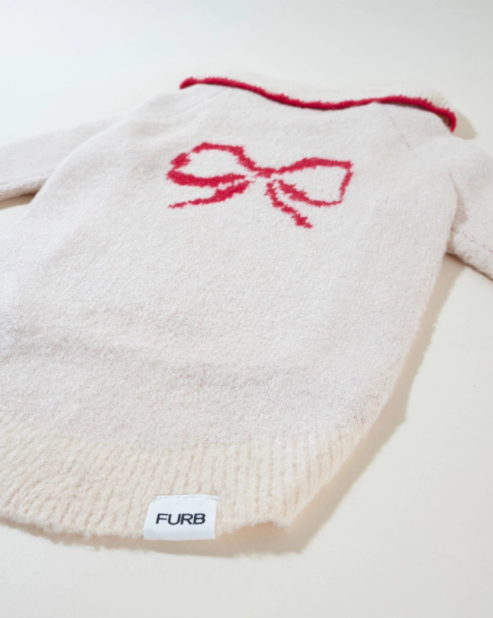 All Wrapped Up Ivory Bow Sweater - Image 6