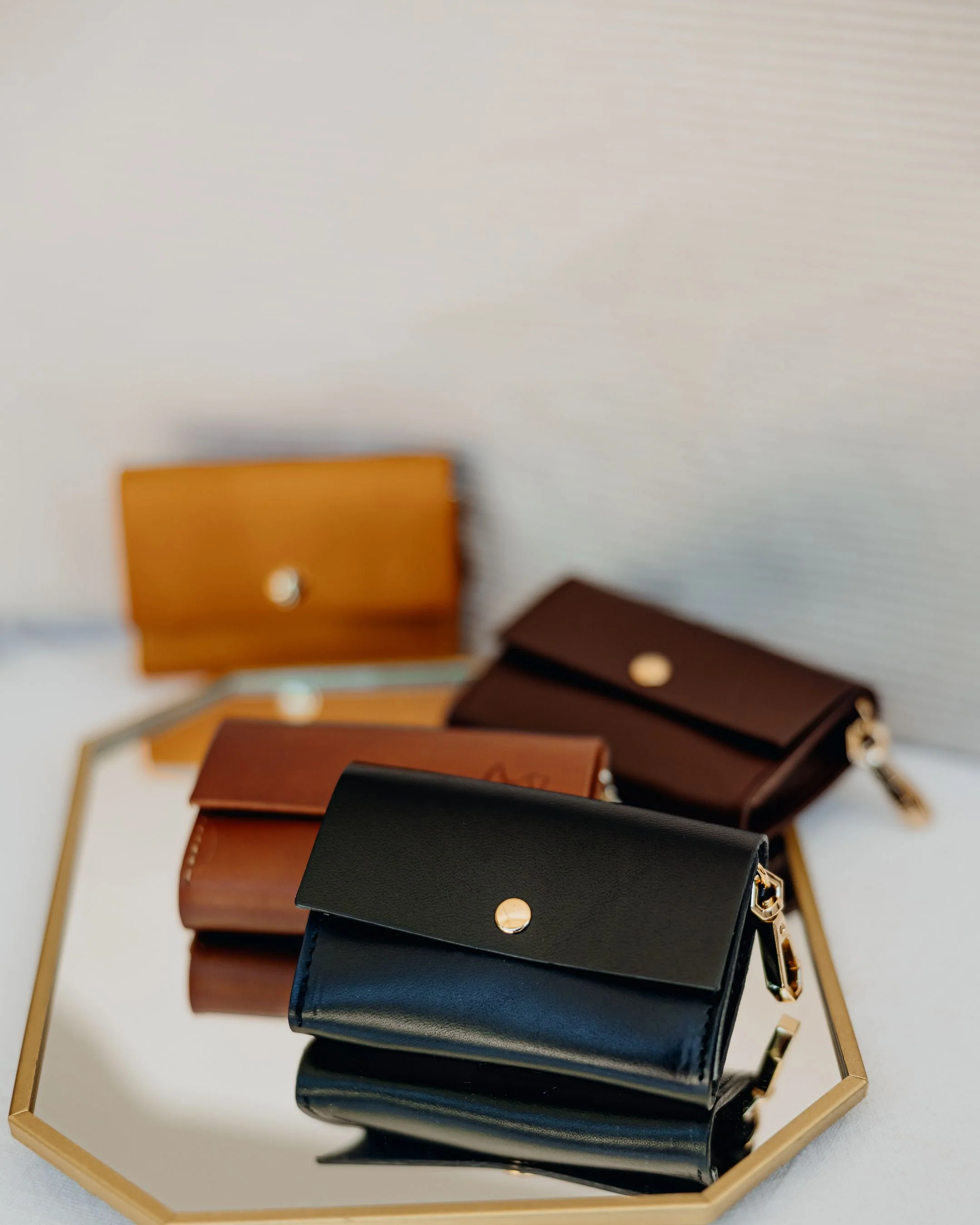 Rocco Black Leather Waste Bag Holder - Image 8