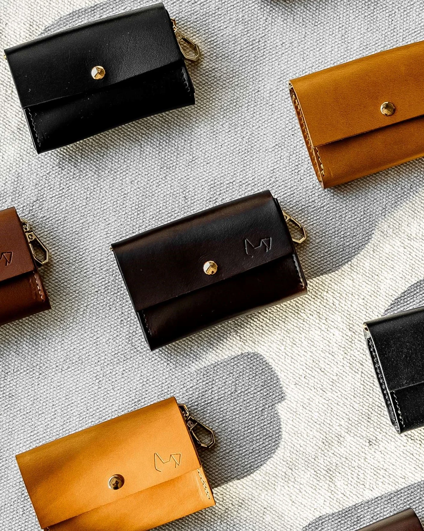 Rocco Brown Leather Waste Bag Holder - Image 4