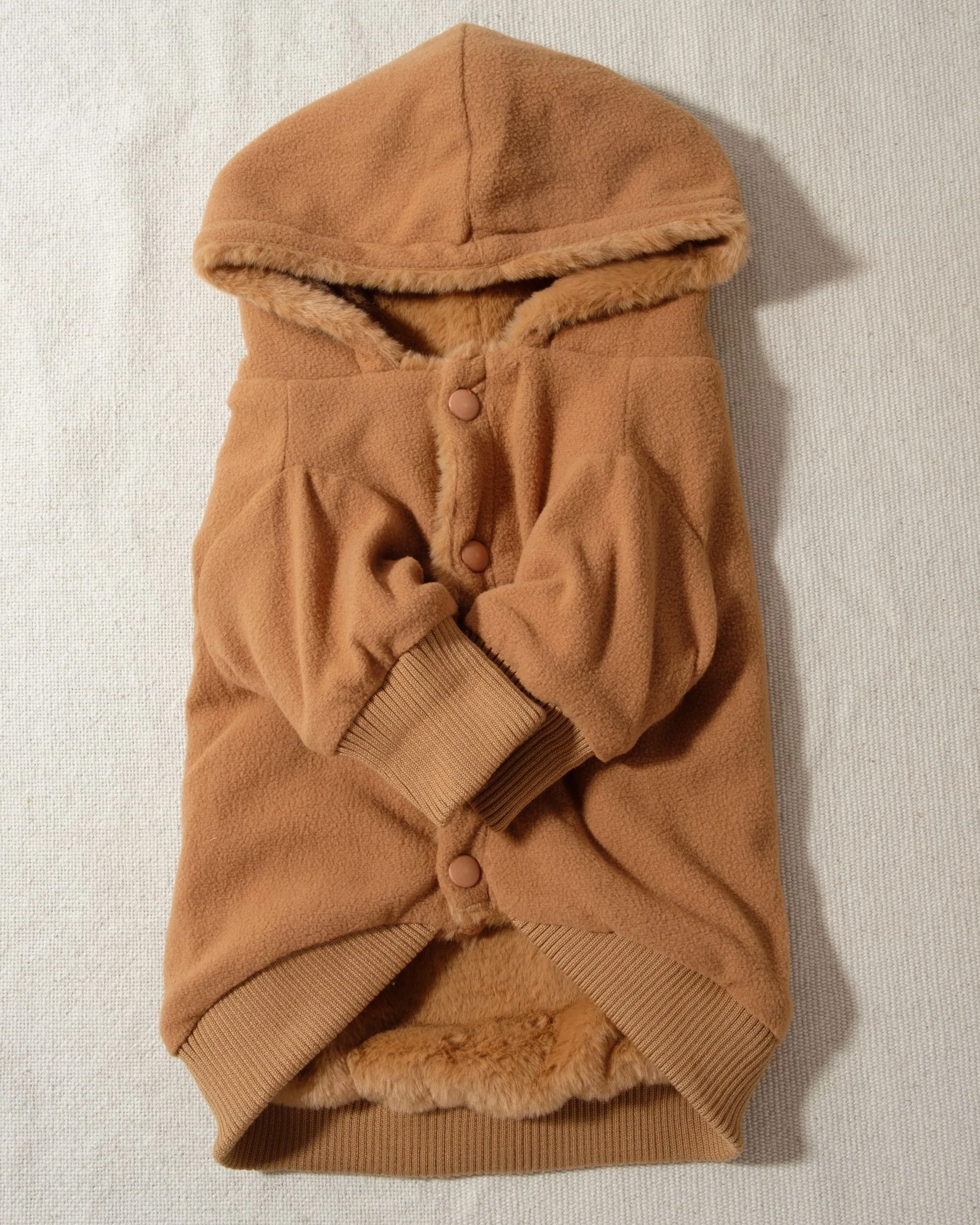 Juneau Brown Reversible Dog Jacket - Image 7