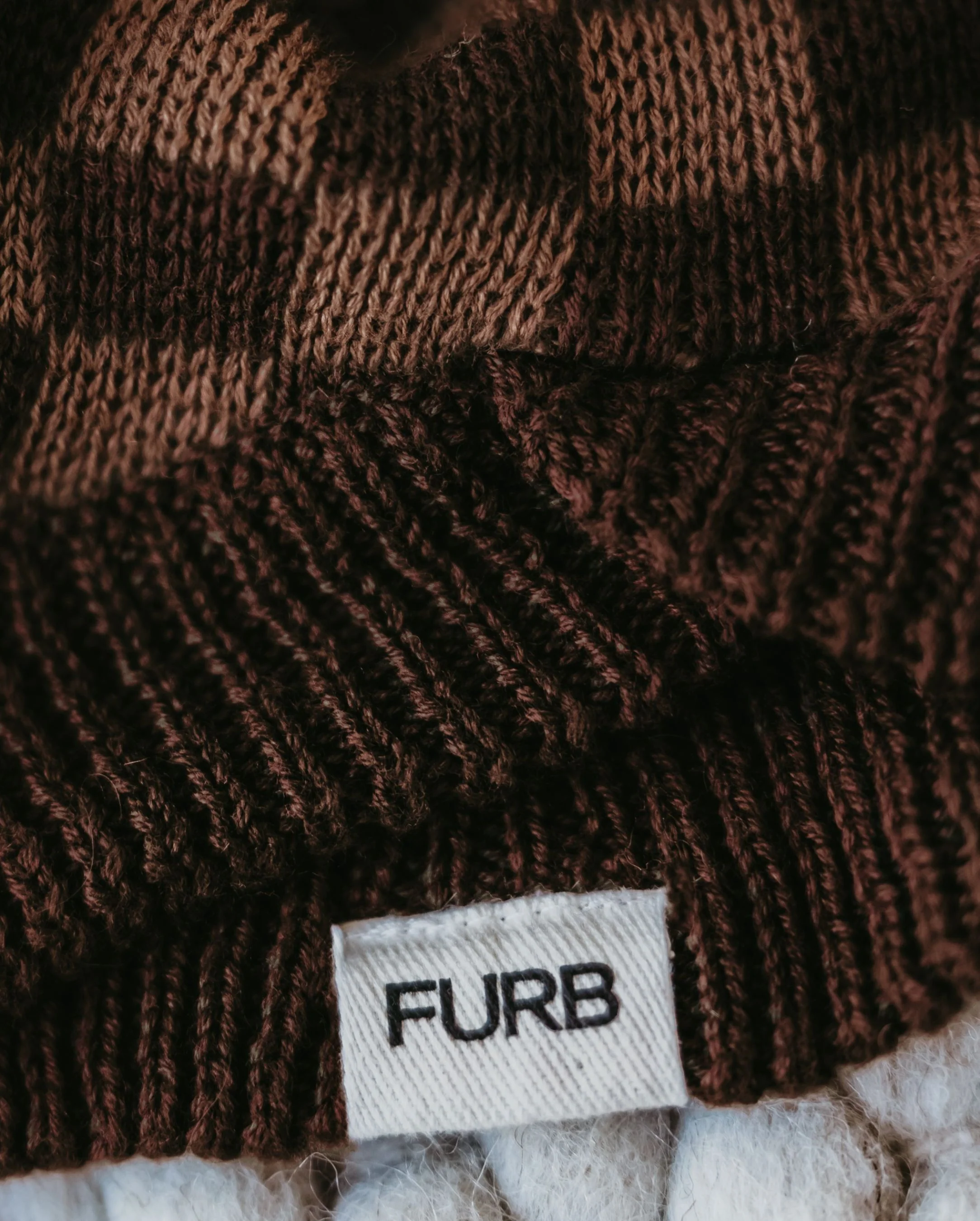 Arlo Brown Check Dog Sweater - Image 5