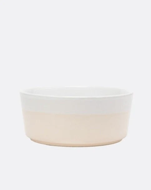 Nibbles + Bits Buttercream Ceramic Dog Bowl - Image 2