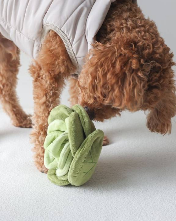 Lil' Sprout Cabbage Snuffle Dog Toy - Image 3