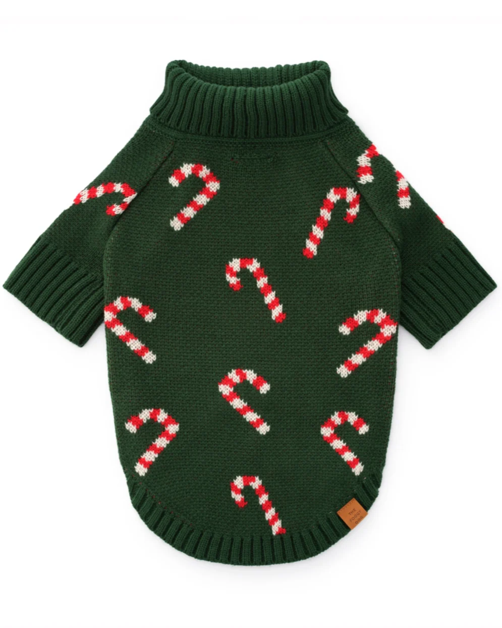 Candy Cutie Green Knit Dog Sweater - Image 2