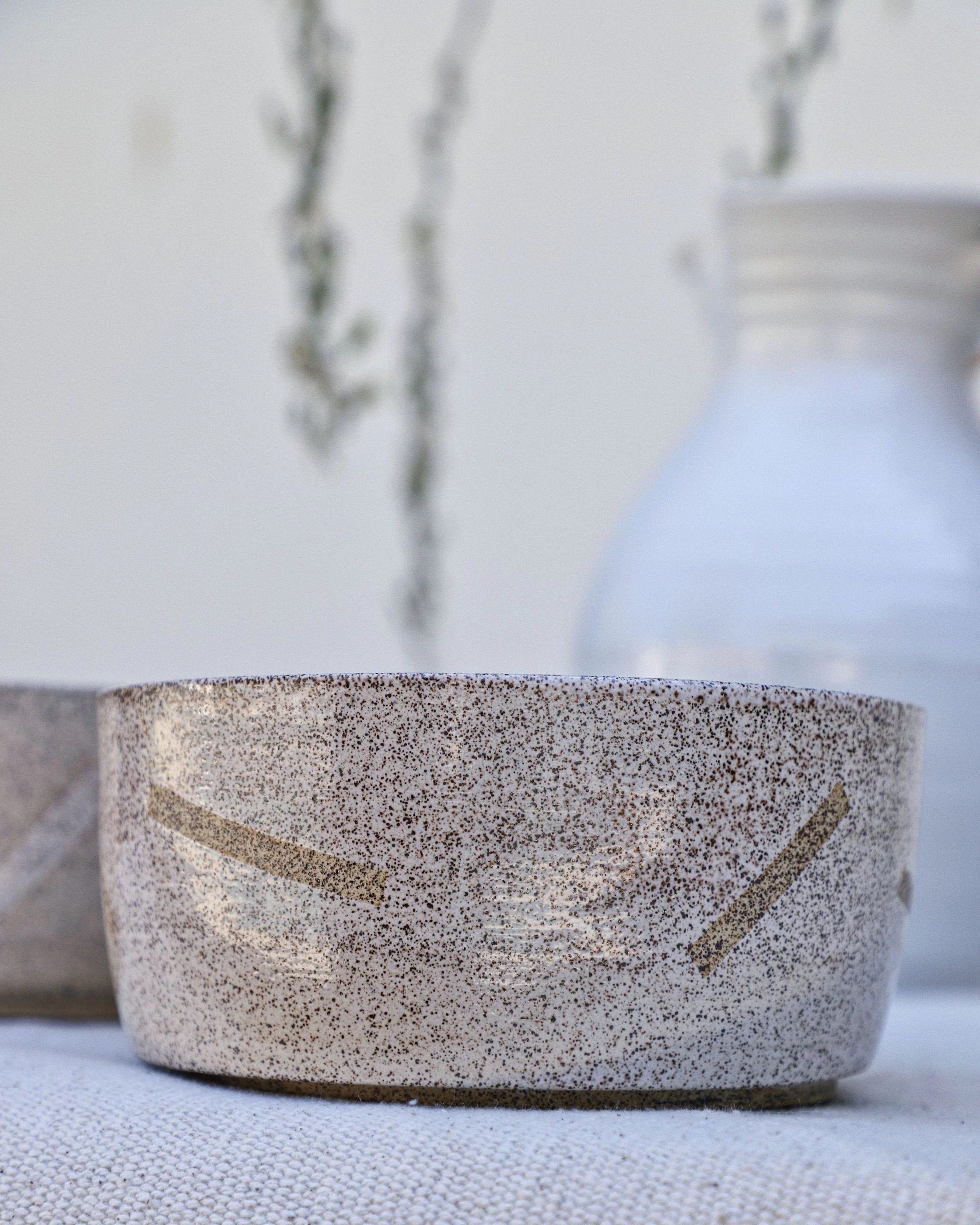 Afterparty Confetti Handmade Dog Bowl Set - Image 3