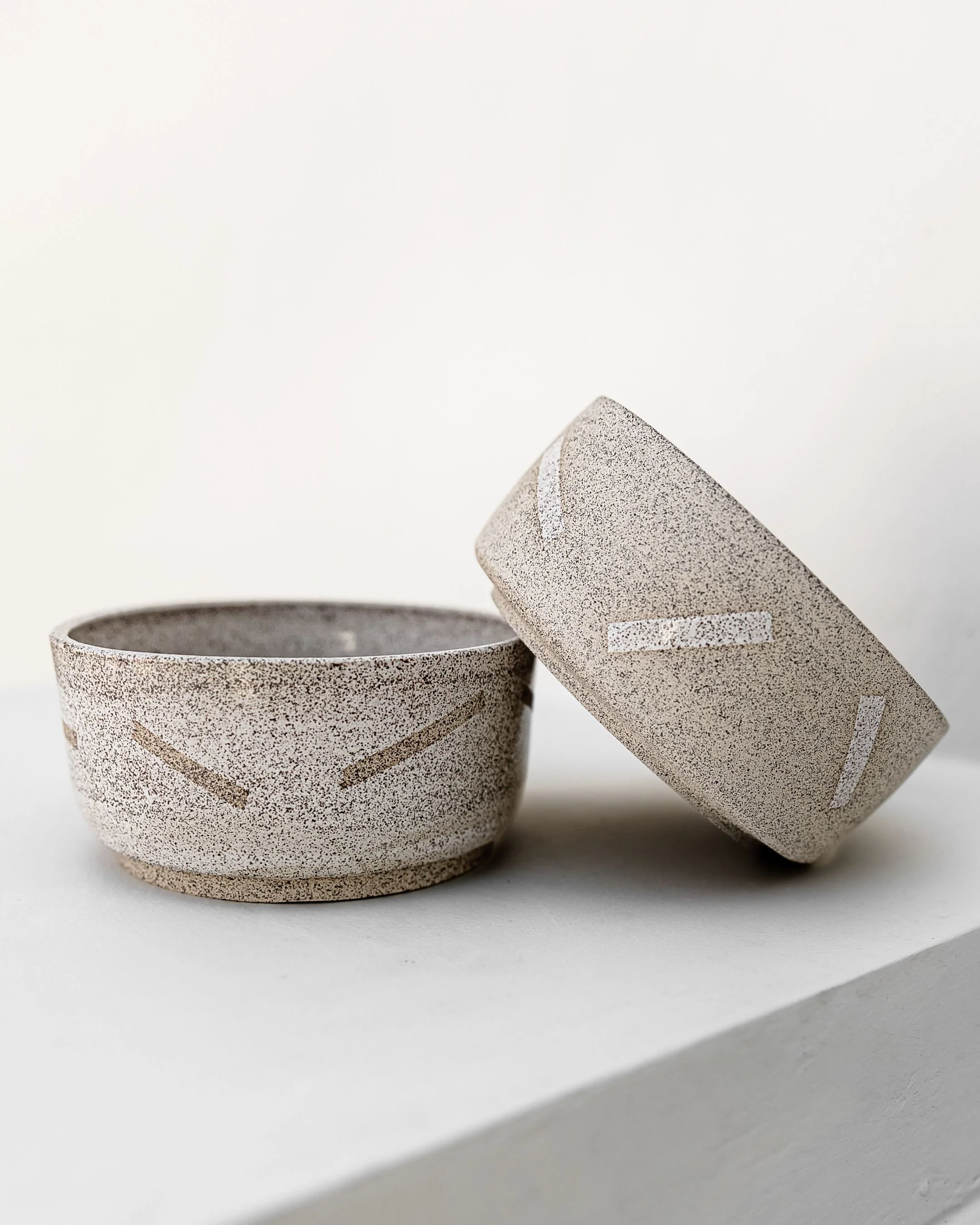 Afterparty Confetti Handmade Dog Bowl Set - Image 5