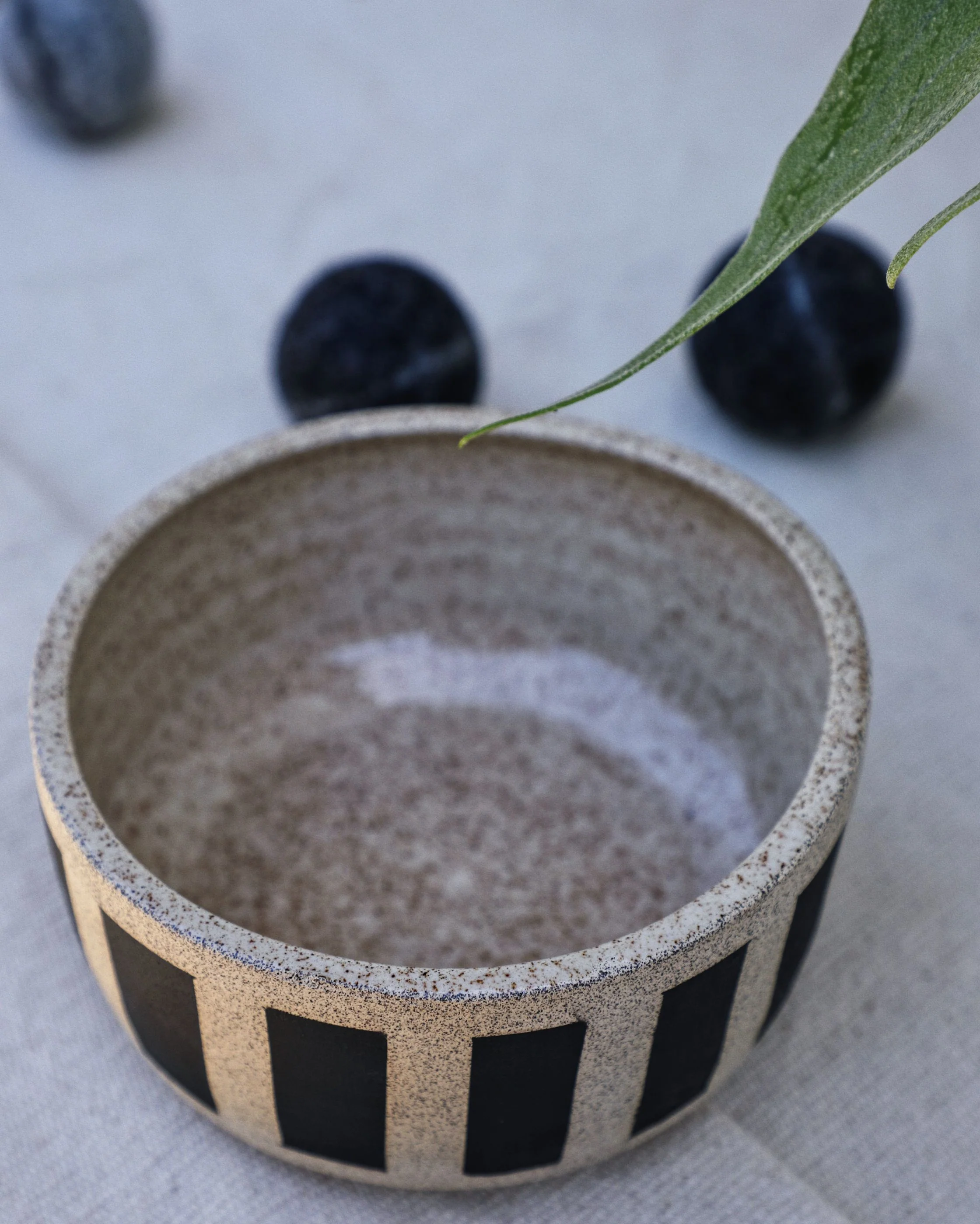 Dine + Dash Striped Handmade Dog Bowl - Image 2