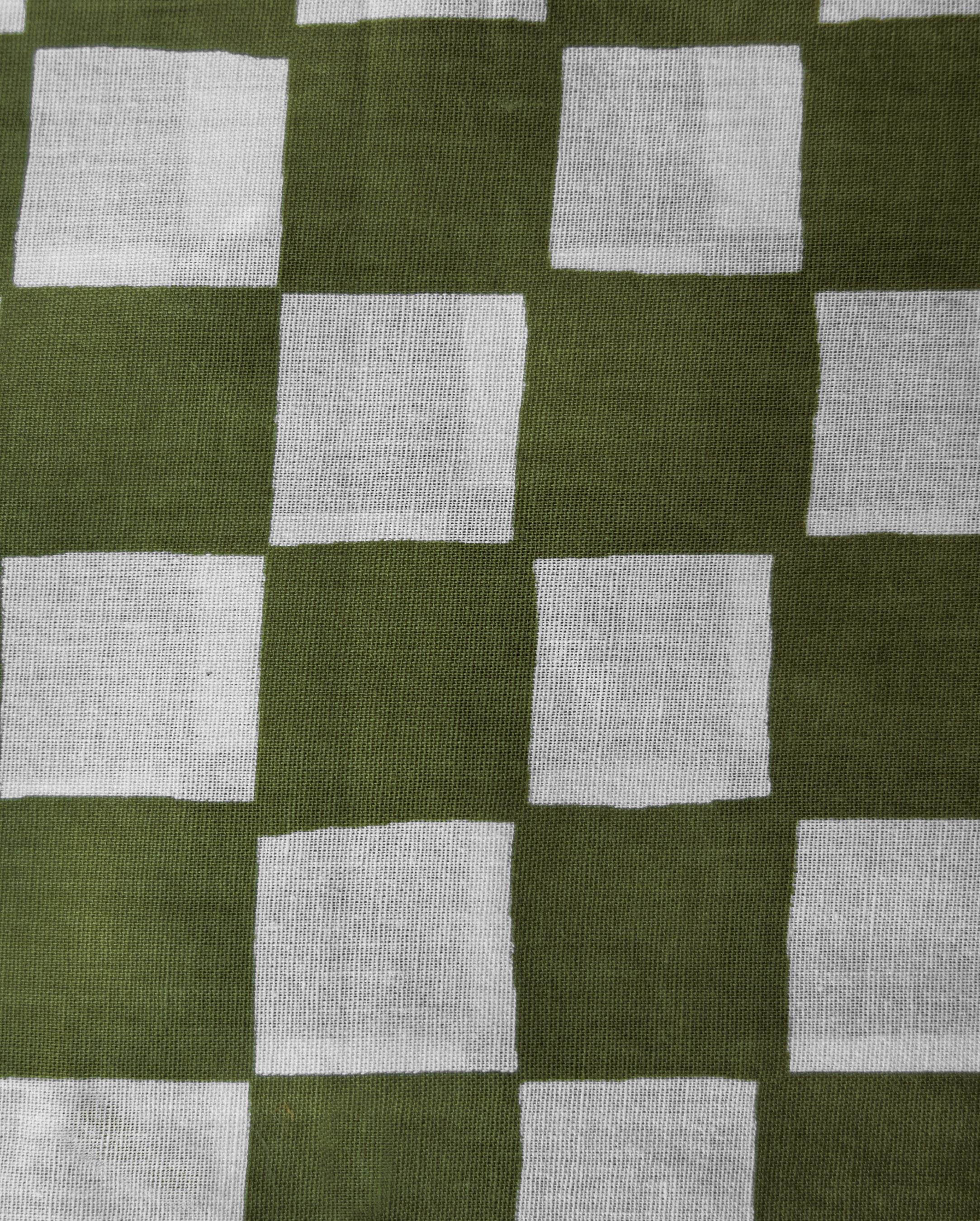 Make a Move Green Check Bandana - Image 3