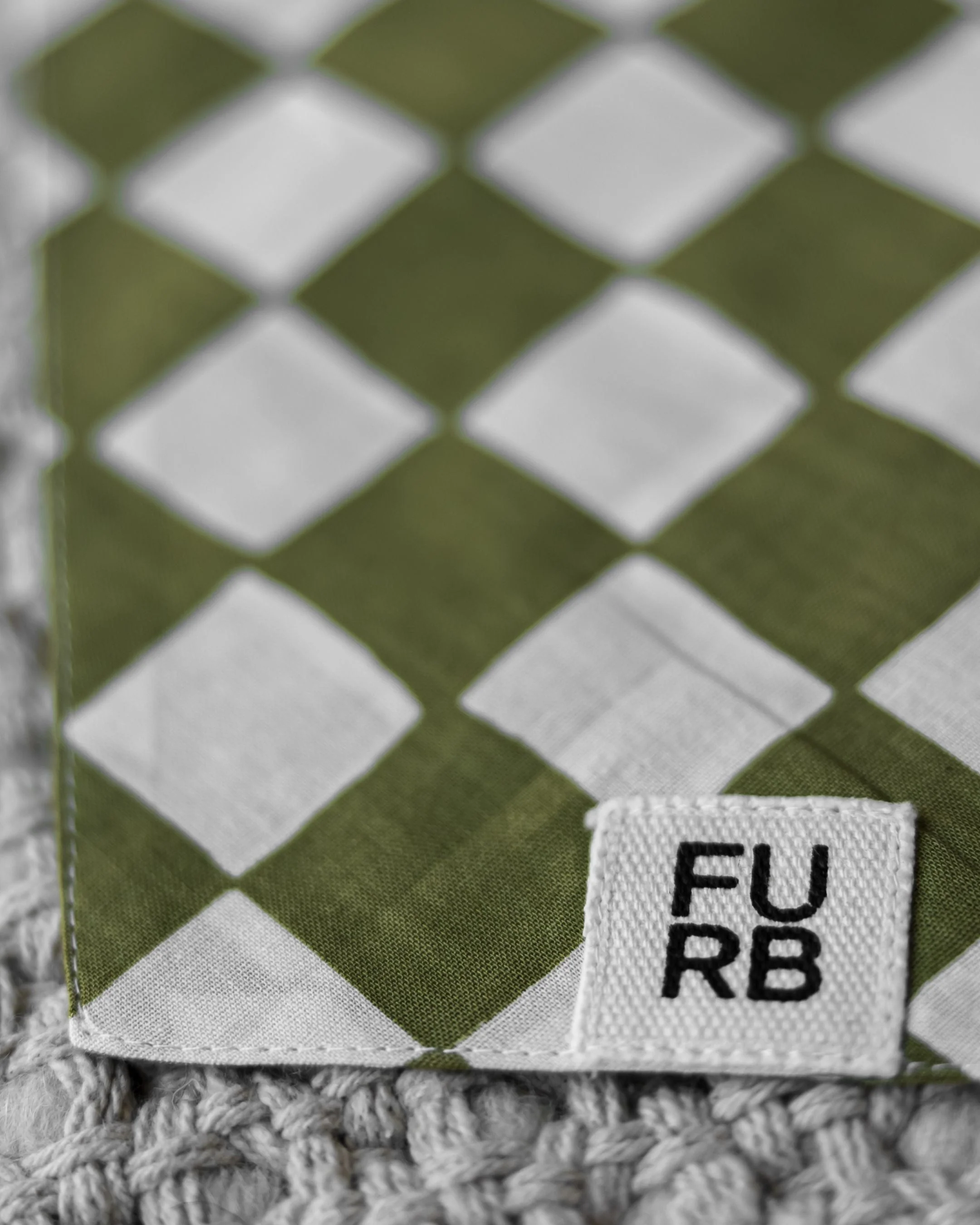 Make a Move Green Check Bandana - Image 4