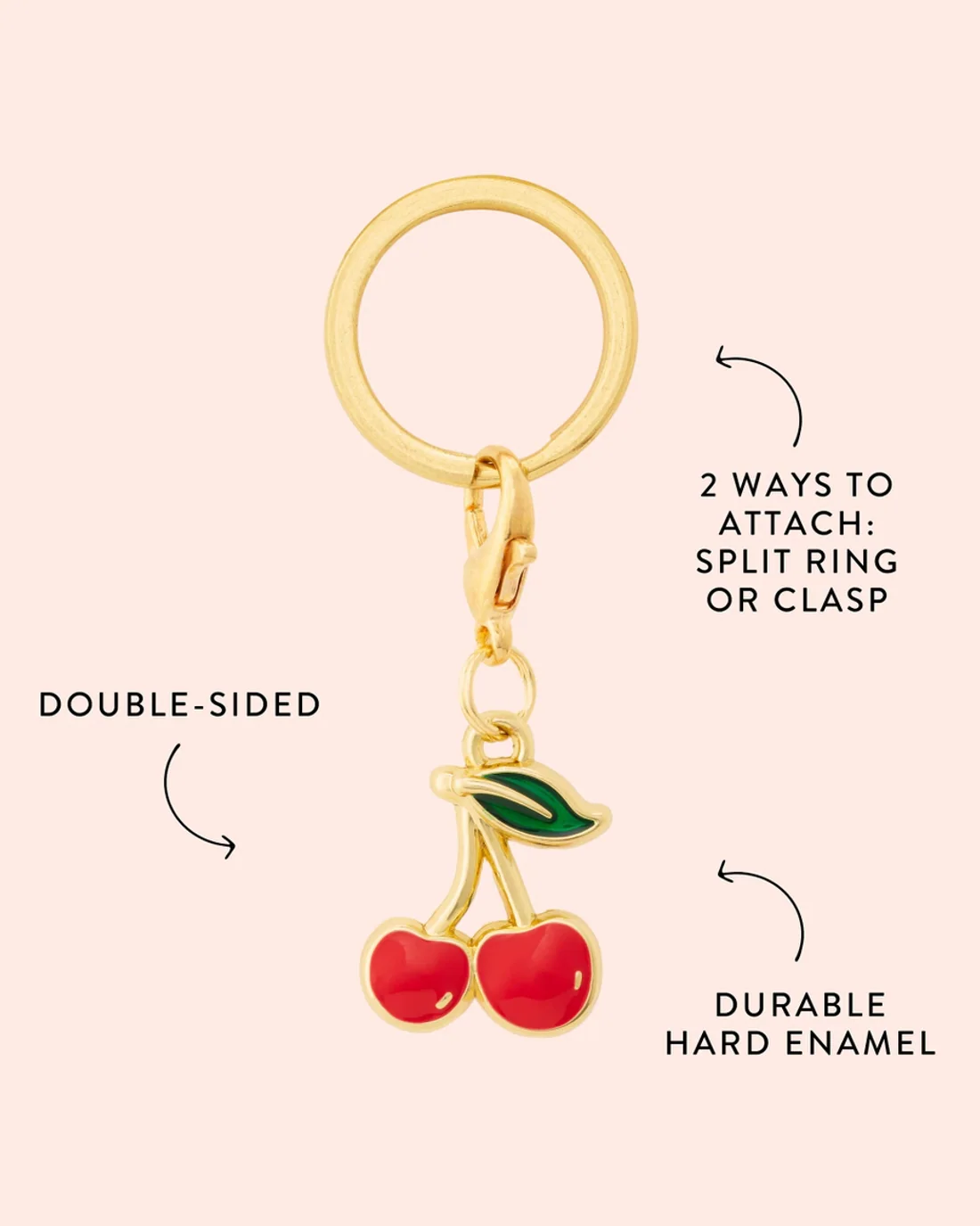 Cherries Collar Charm - Image 3