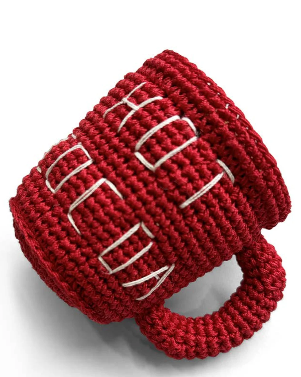 Mugs + Kisses Hot Cocoa Crochet Dog Toy - Image 3