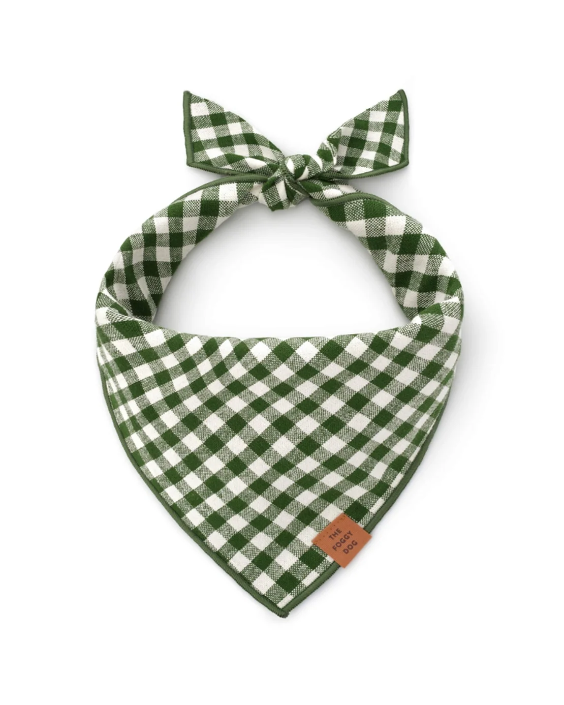 Paw Party Green Gingham Dog Bandana