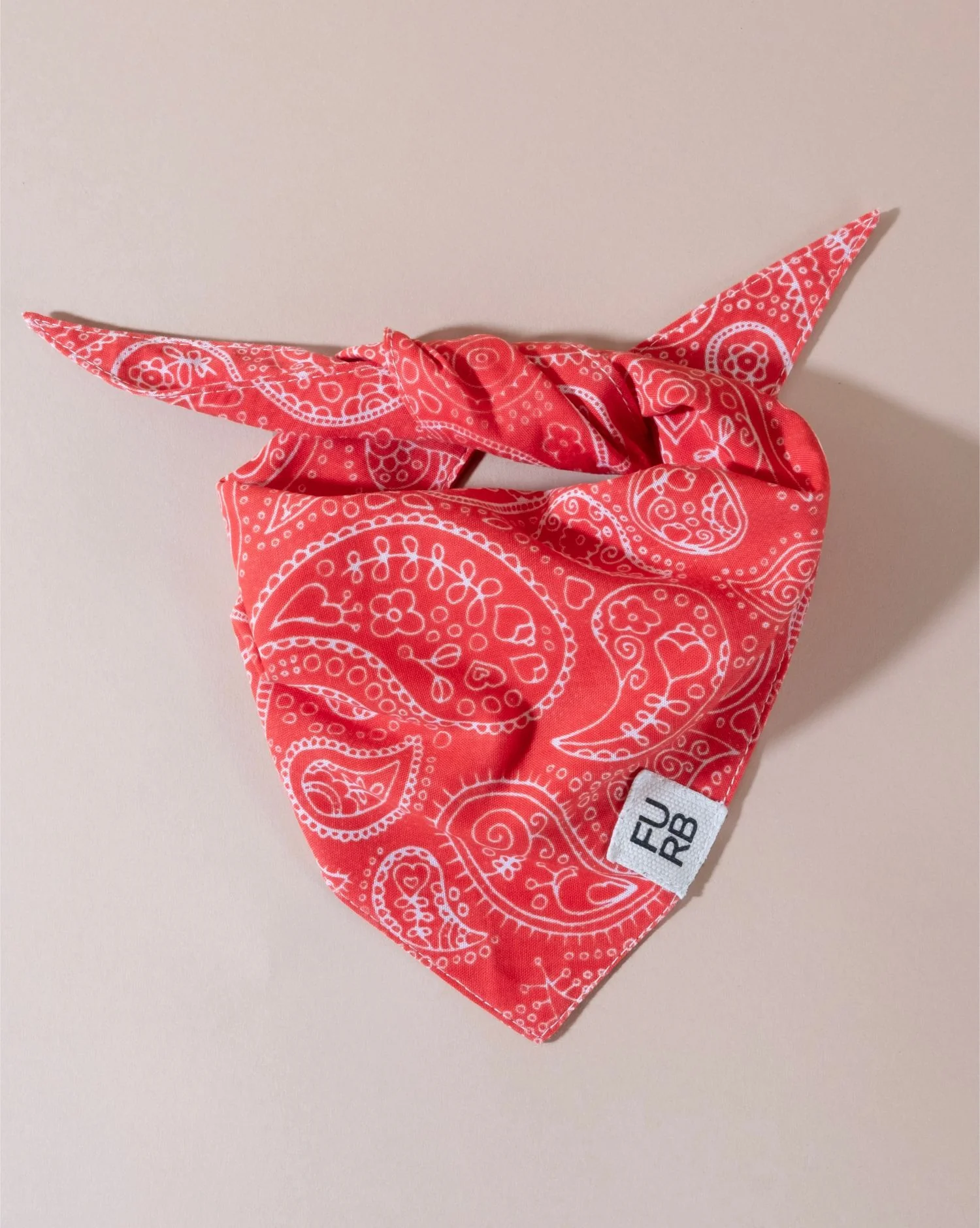 Dolly Red Print Dog Bandana - Image 2