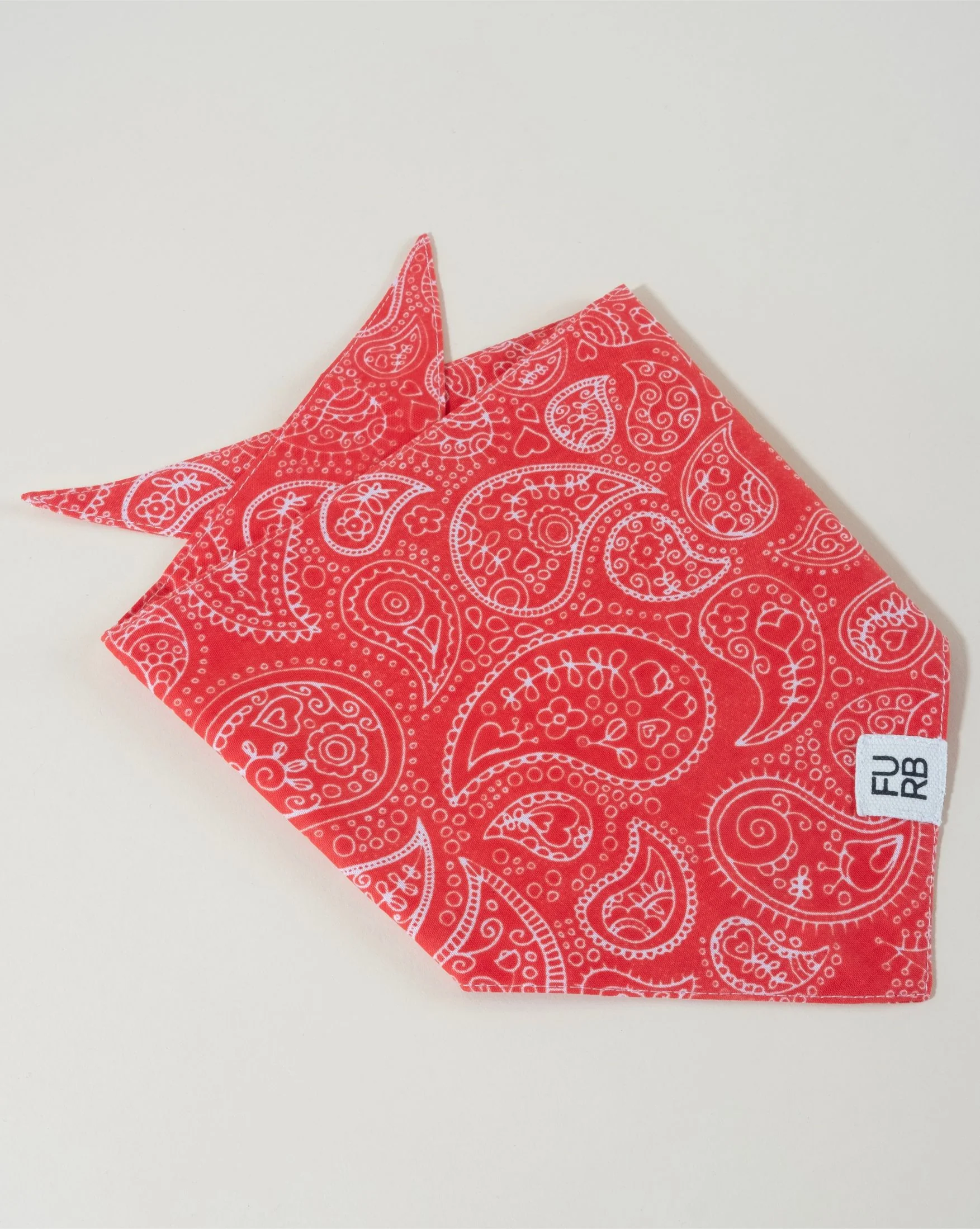 Dolly Red Print Dog Bandana - Image 4