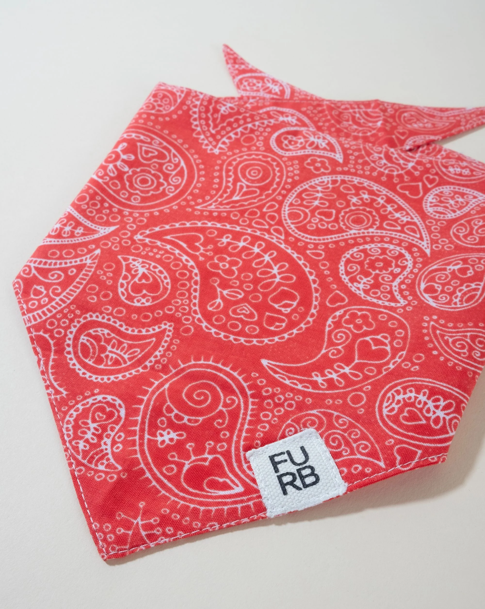 Dolly Red Print Dog Bandana - Image 6