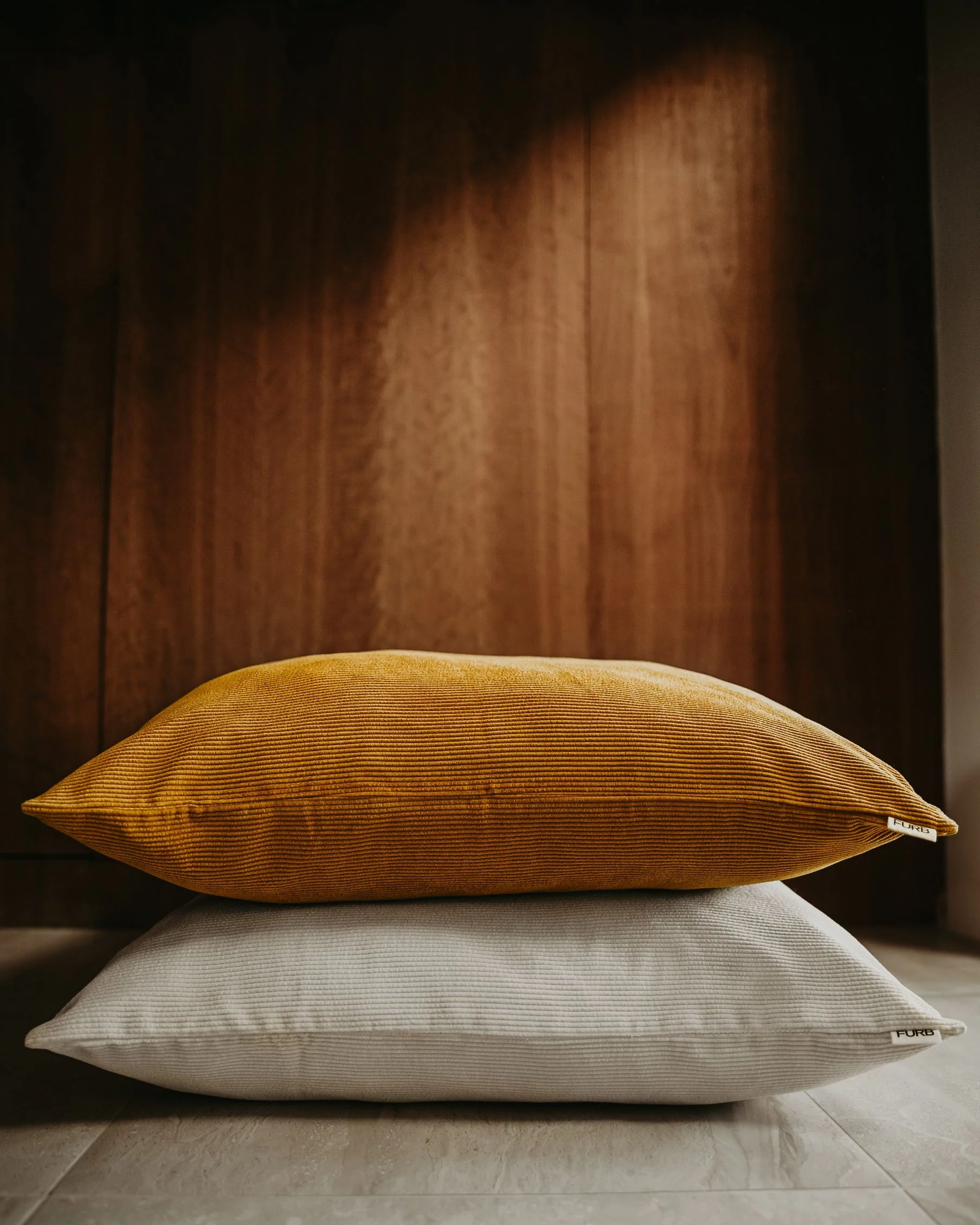 Disco Nap Cream Corduroy Dog Bed - Image 4