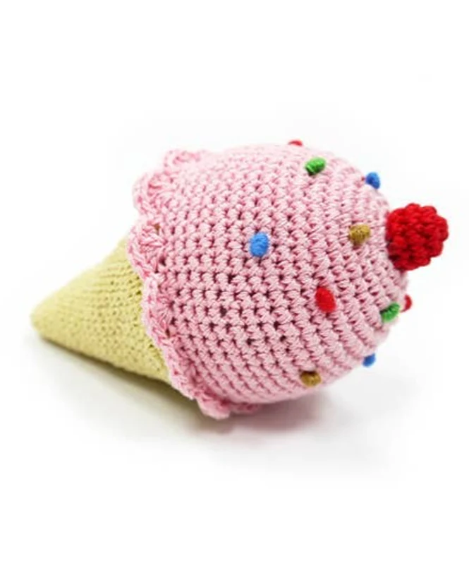 Sundae Funday Crochet Ice Cream Dog Toy - Image 3