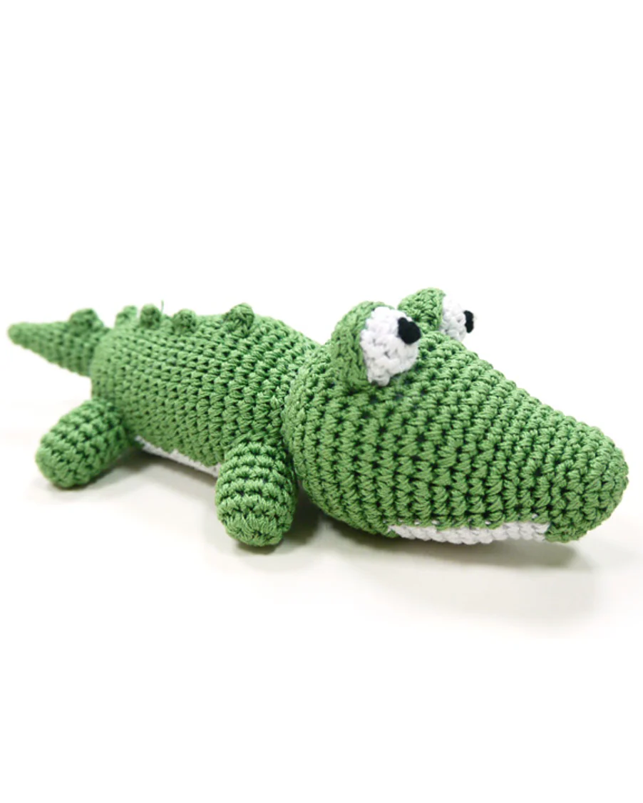 See Ya Later Alligator Crochet Dog Toy - Image 3