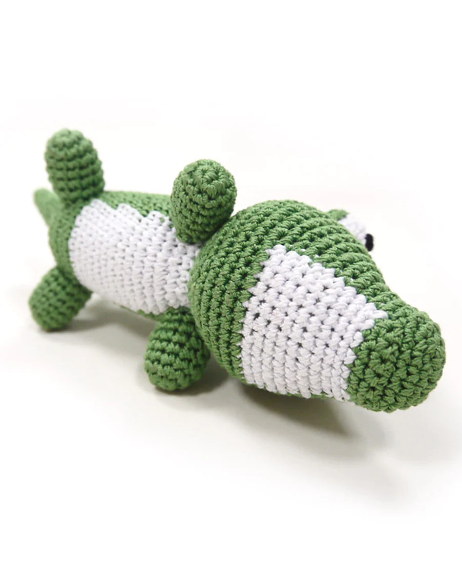 See Ya Later Alligator Crochet Dog Toy - Image 4