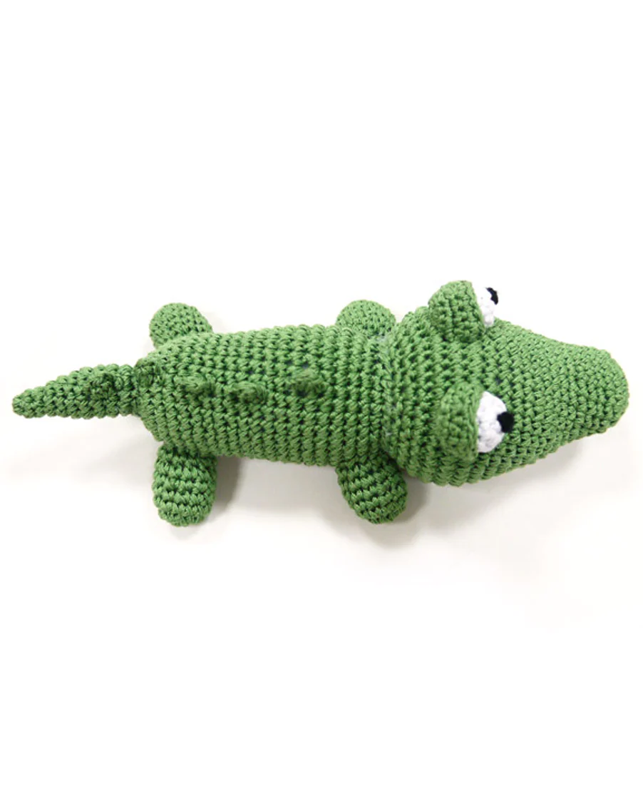 See Ya Later Alligator Crochet Dog Toy - Image 5