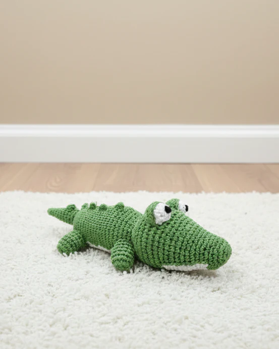 See Ya Later Alligator Crochet Dog Toy - Image 6