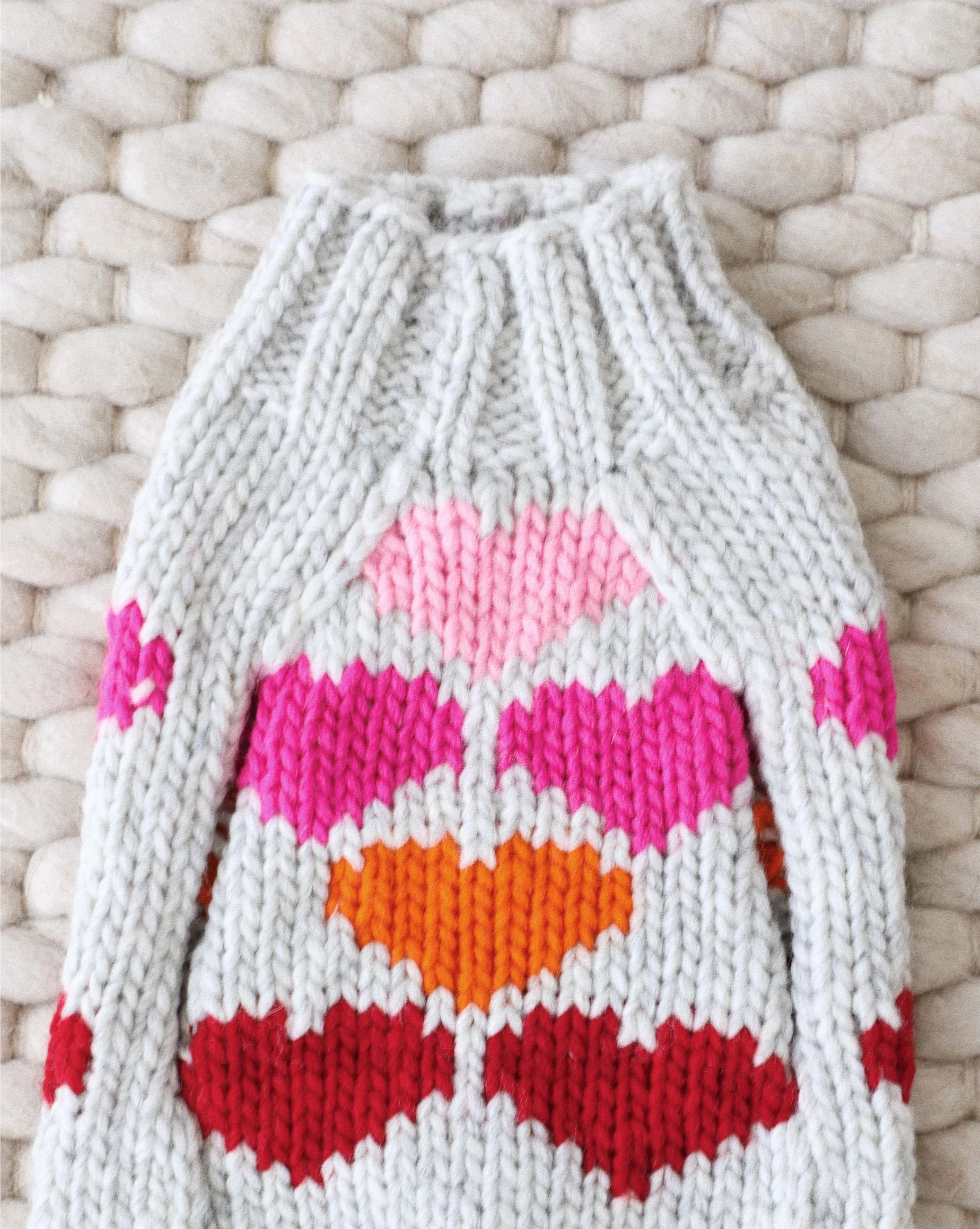 Be Mine Heart Print Dog Sweater - Image 5