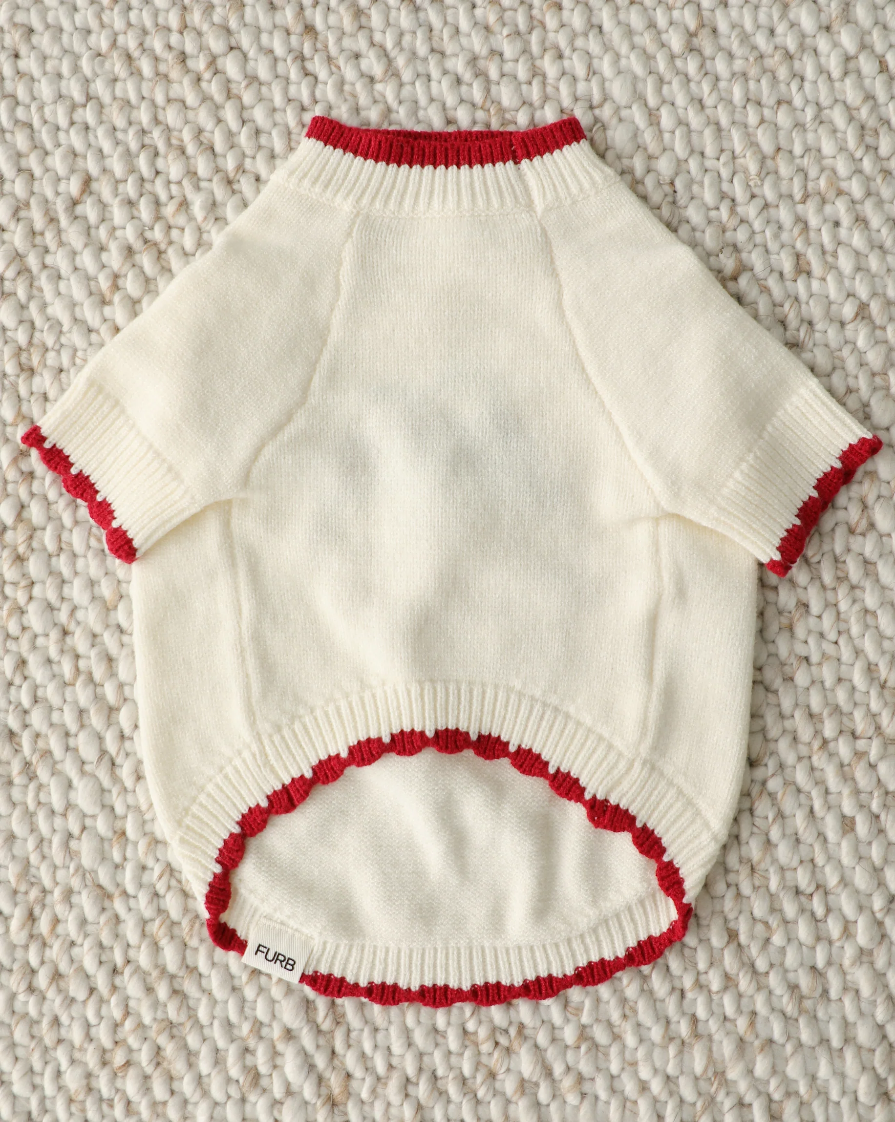 Berry Darling Embroidered Strawberry Dog Sweater - Image 2