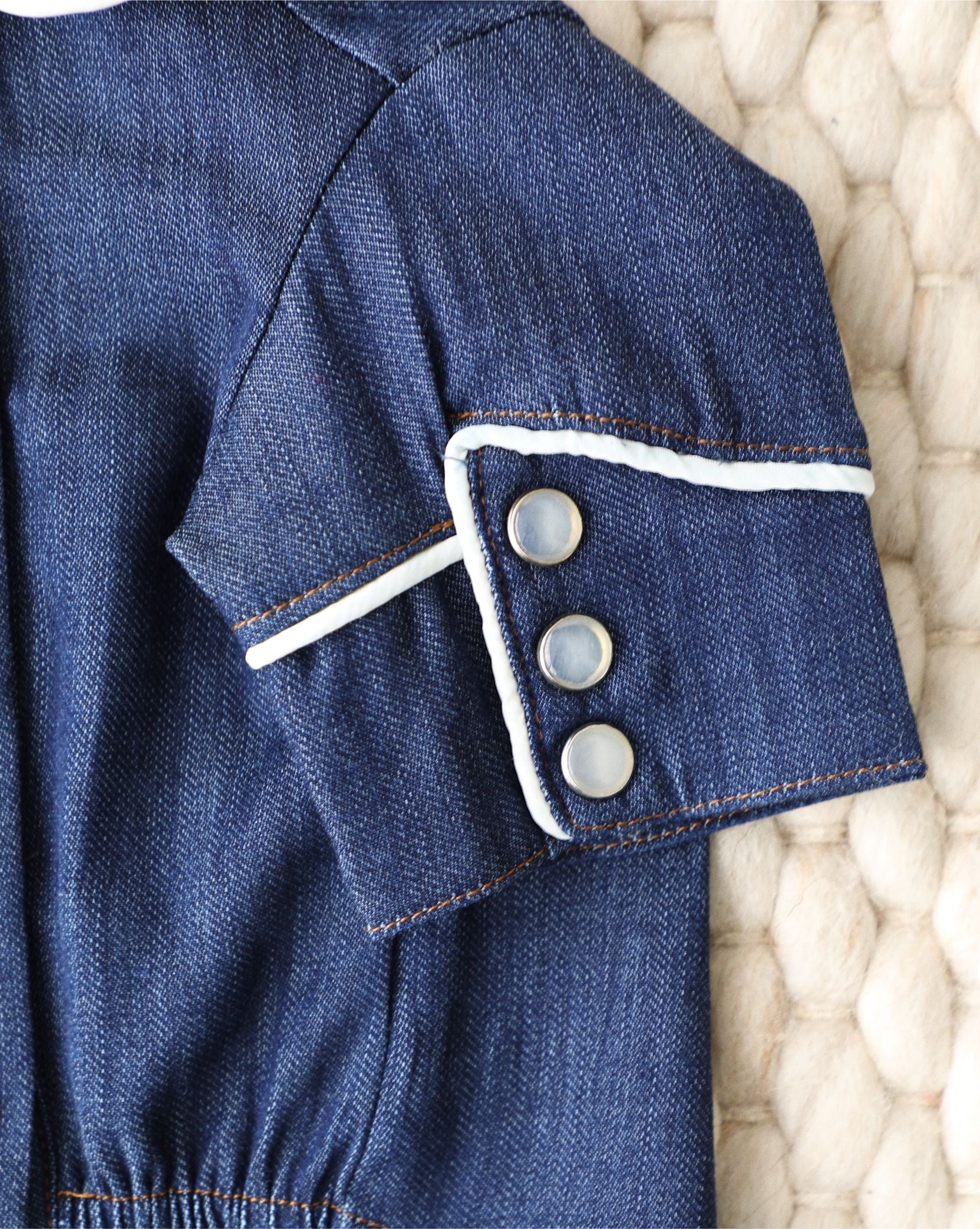 Blue Jean Baby Denim Dog Shirt - Image 4